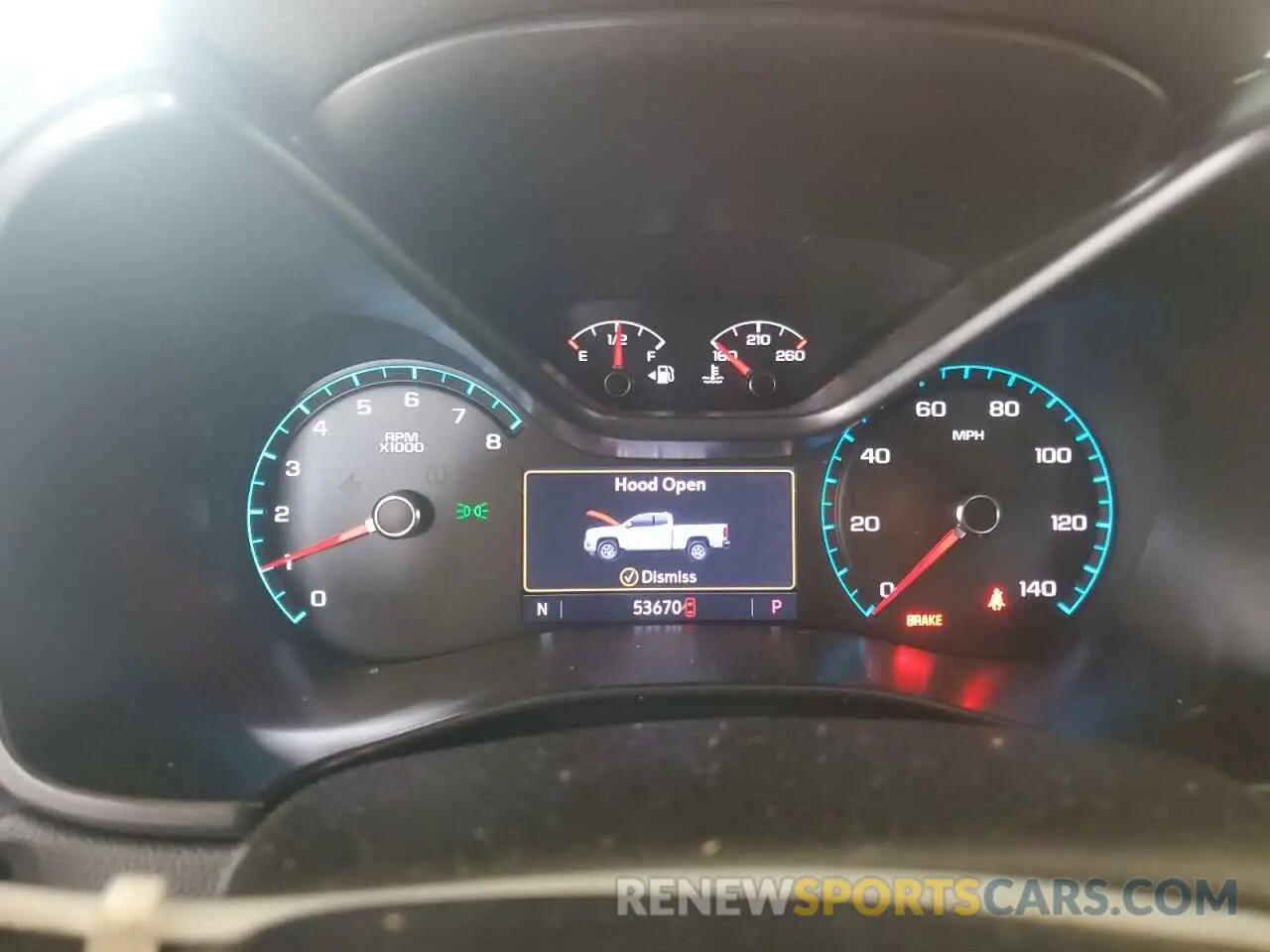 9 Photograph of a damaged car 1GCGTDENXK1336415 CHEVROLET COLORADO 2019