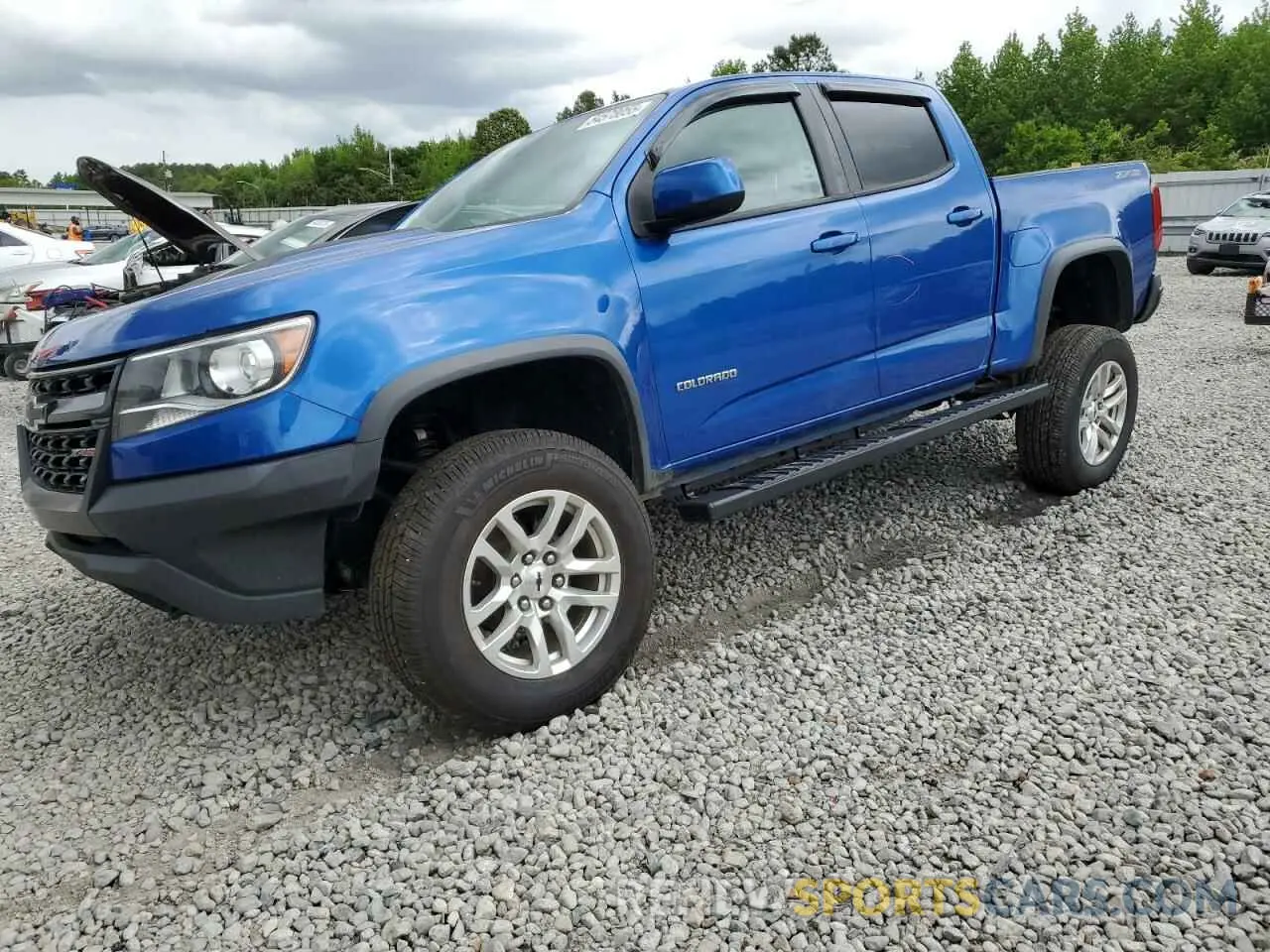 1 Photograph of a damaged car 1GCGTEEN1K1150283 CHEVROLET COLORADO 2019