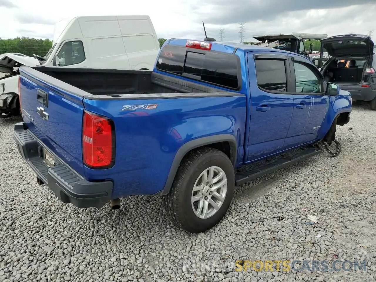 3 Photograph of a damaged car 1GCGTEEN1K1150283 CHEVROLET COLORADO 2019