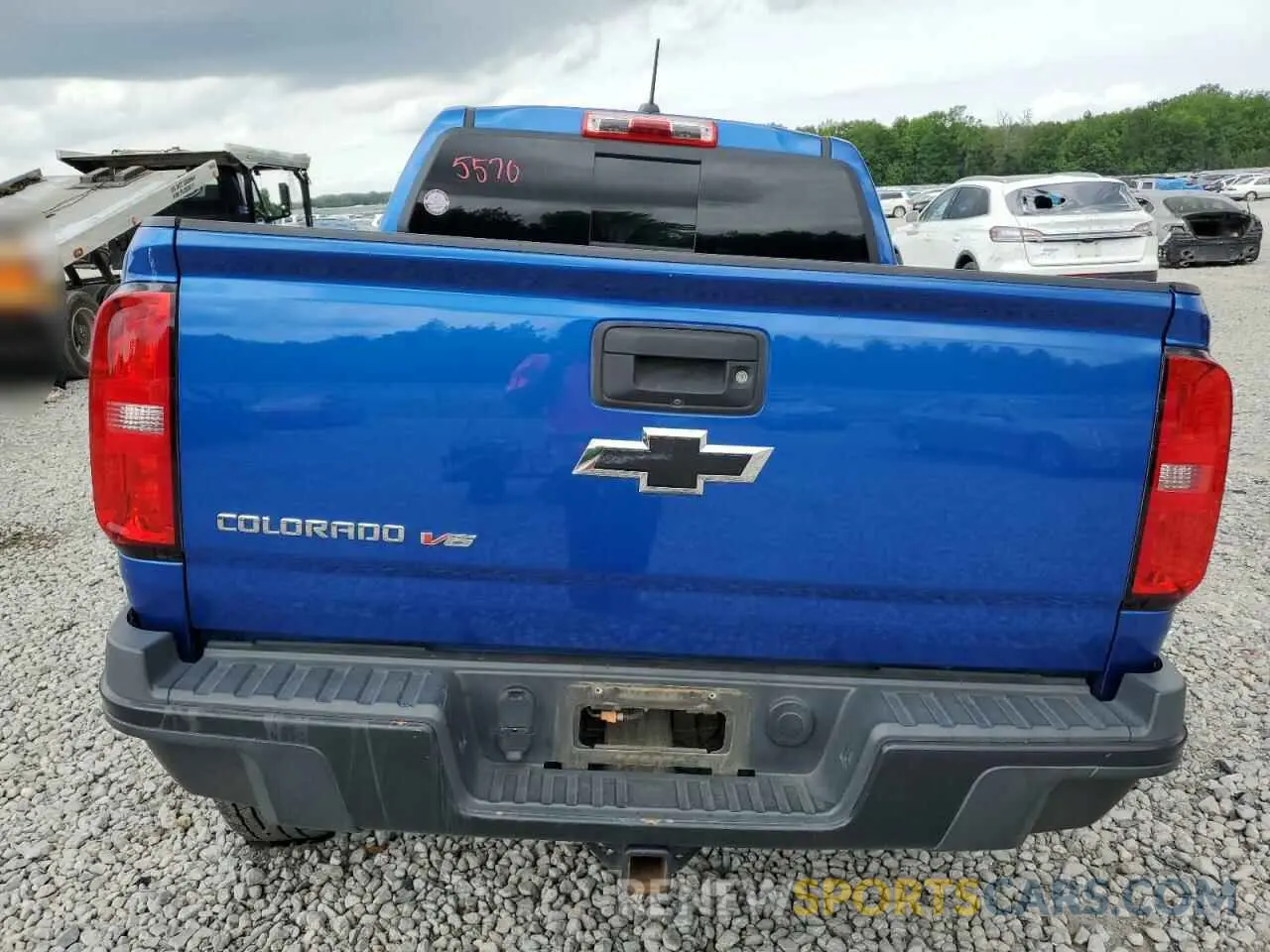 6 Photograph of a damaged car 1GCGTEEN1K1150283 CHEVROLET COLORADO 2019