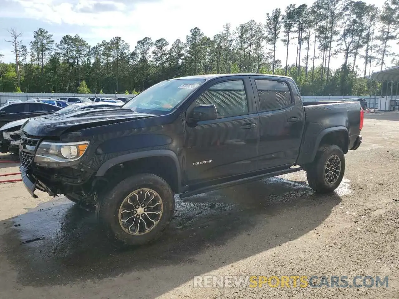 1 Photograph of a damaged car 1GCGTEEN1K1168301 CHEVROLET COLORADO 2019