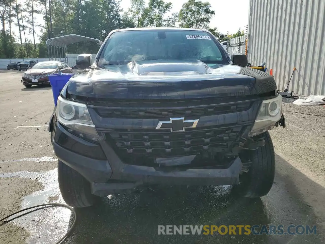5 Photograph of a damaged car 1GCGTEEN1K1168301 CHEVROLET COLORADO 2019