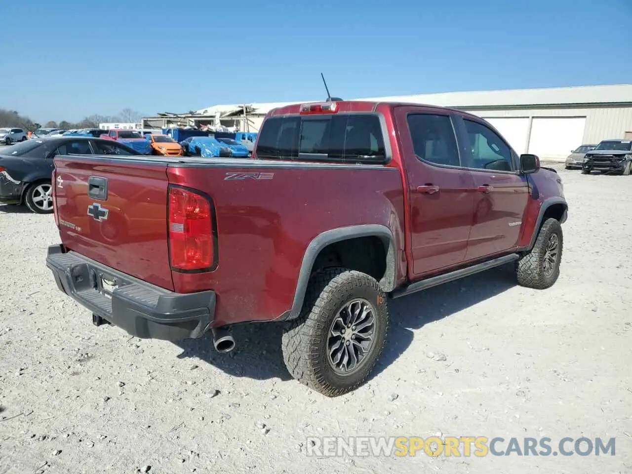 3 Photograph of a damaged car 1GCGTEEN2K1351058 CHEVROLET COLORADO 2019
