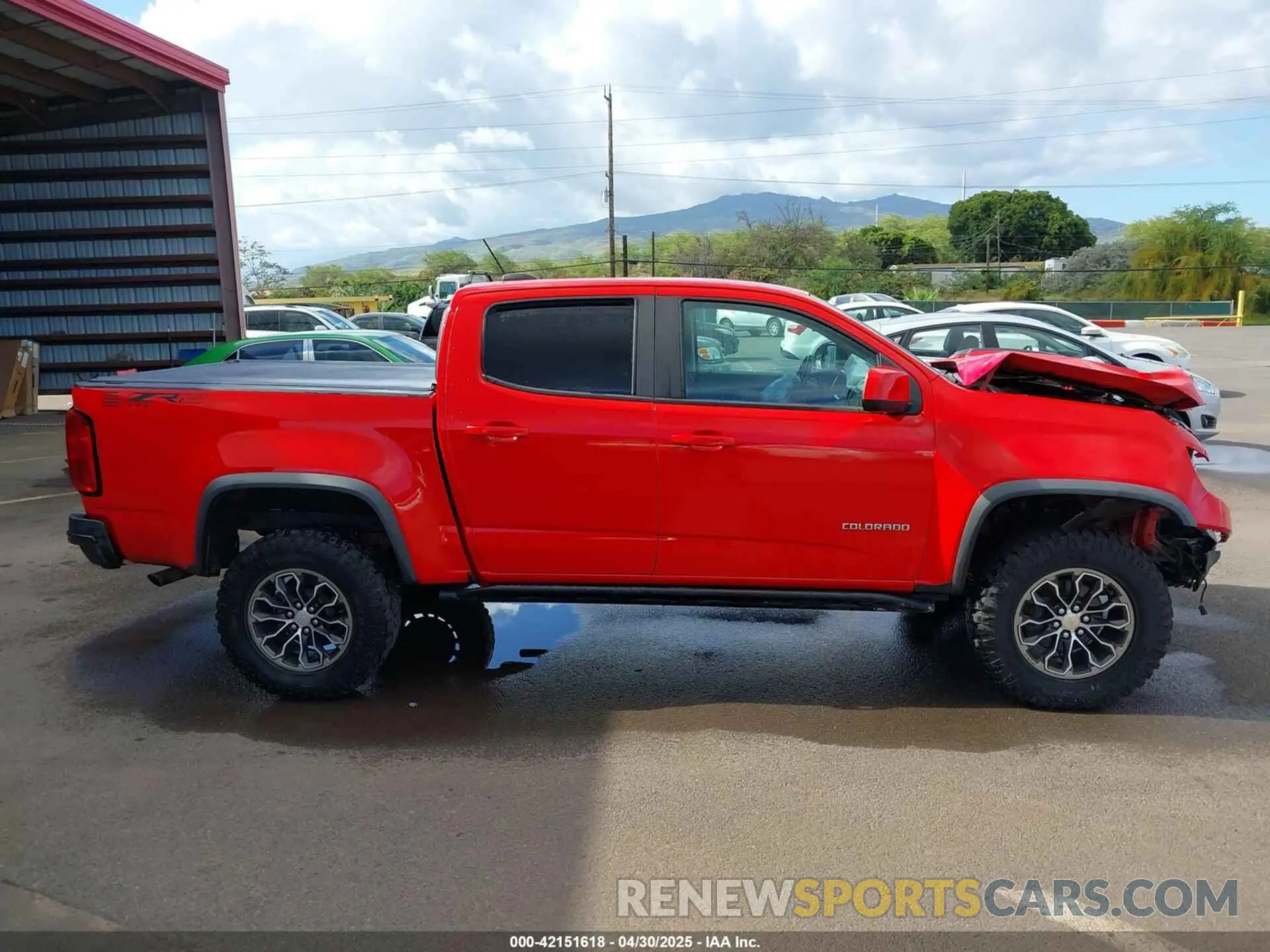 13 Photograph of a damaged car 1GCGTEEN5K1101491 CHEVROLET COLORADO 2019