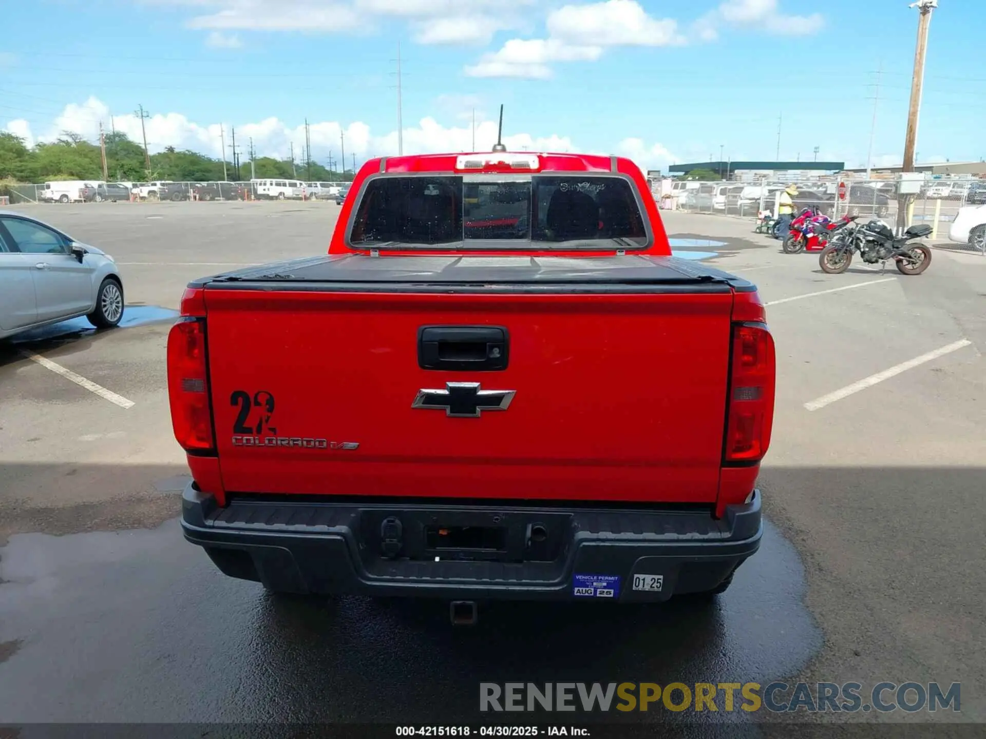 16 Photograph of a damaged car 1GCGTEEN5K1101491 CHEVROLET COLORADO 2019
