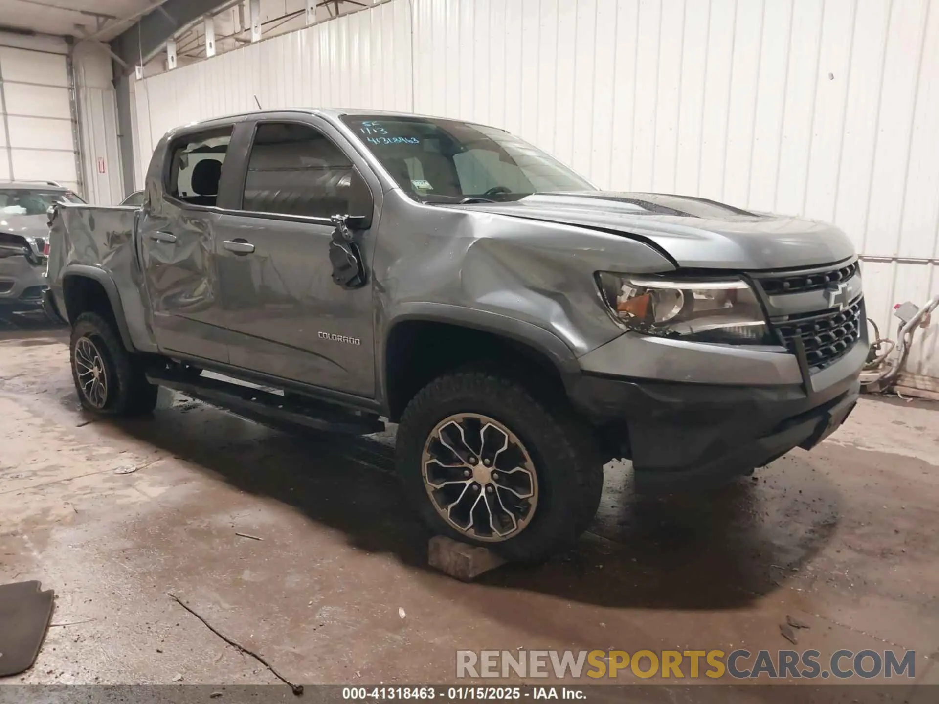 1 Photograph of a damaged car 1GCGTEEN5K1226099 CHEVROLET COLORADO 2019