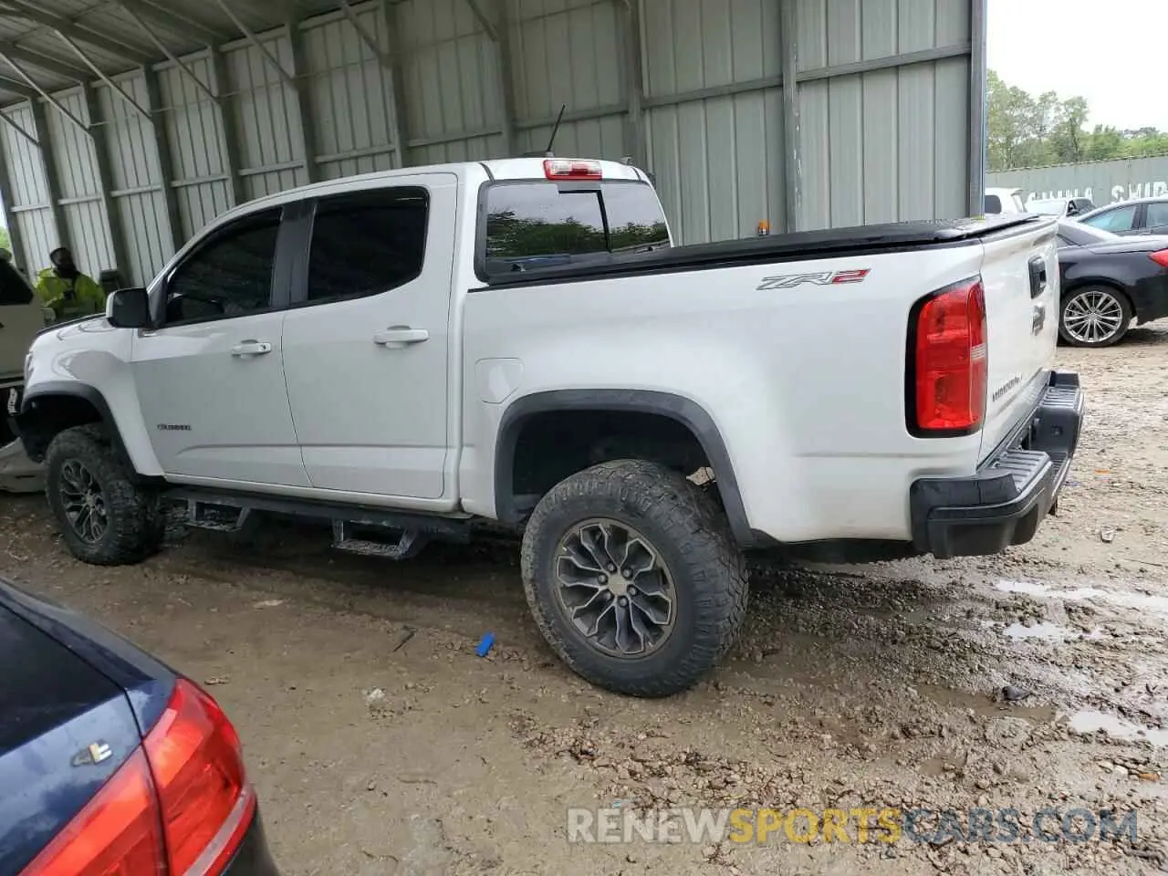 2 Photograph of a damaged car 1GCGTEEN5K1256848 CHEVROLET COLORADO 2019