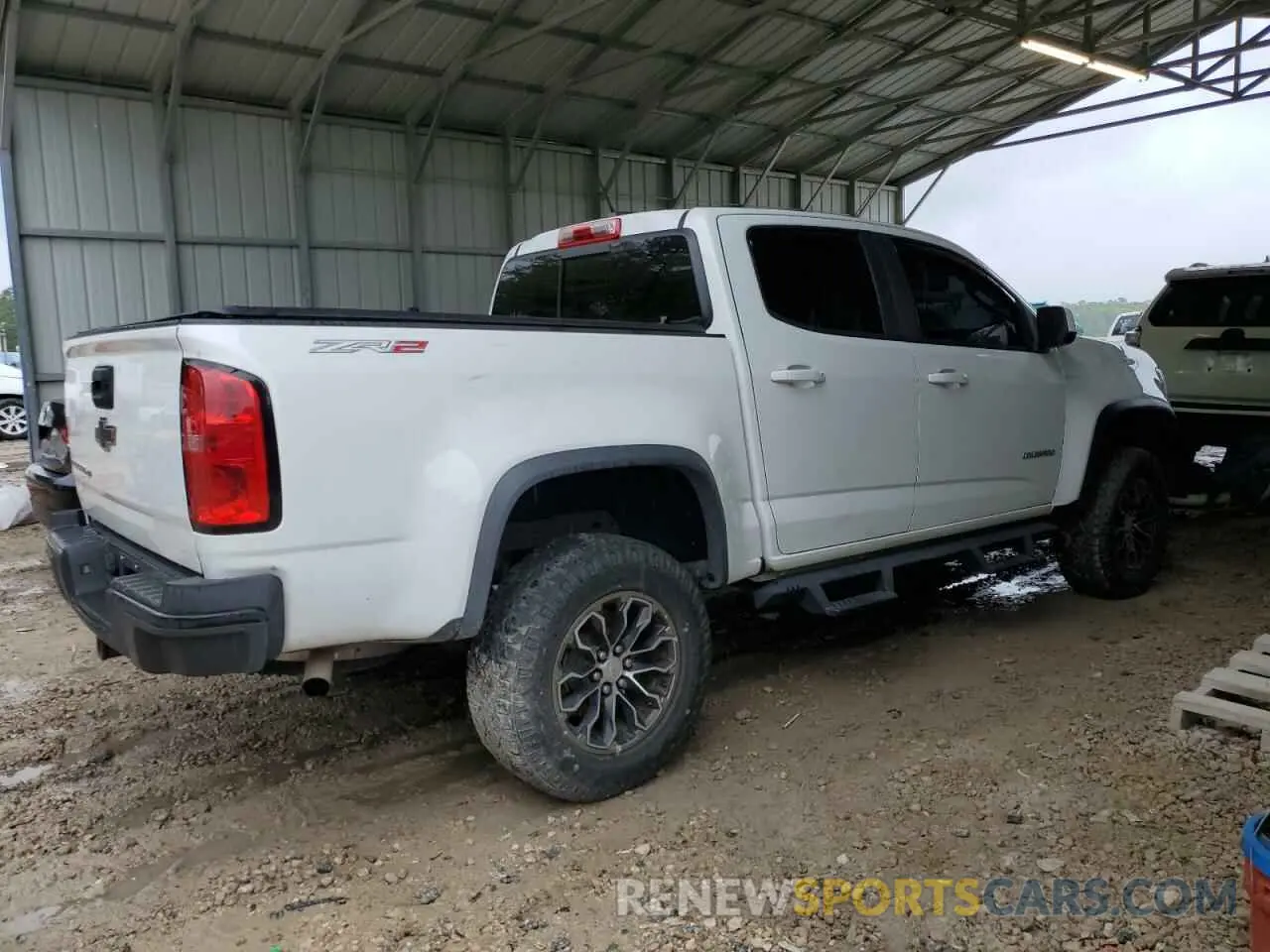 3 Photograph of a damaged car 1GCGTEEN5K1256848 CHEVROLET COLORADO 2019