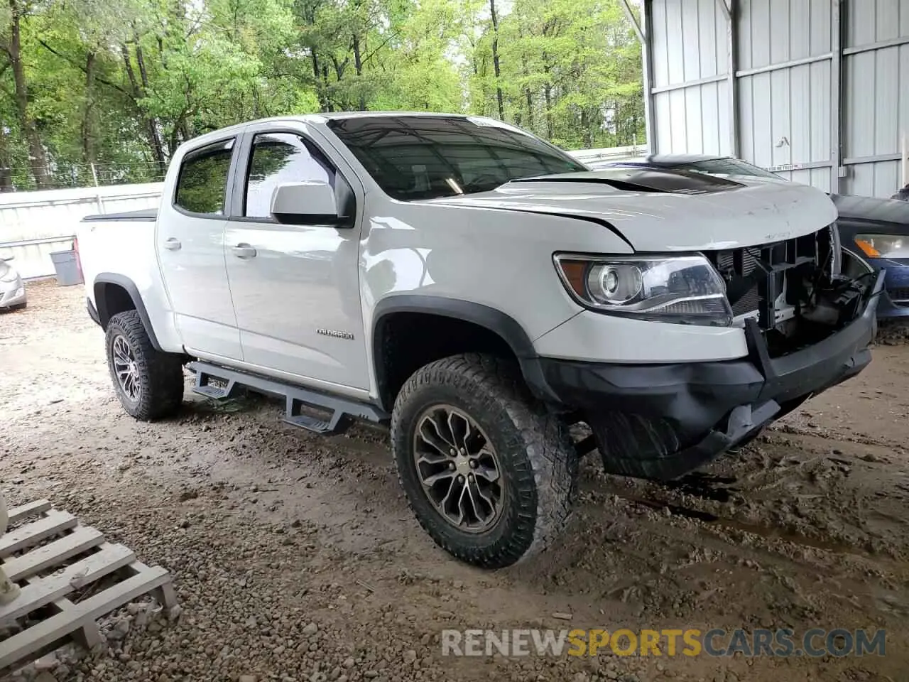 4 Photograph of a damaged car 1GCGTEEN5K1256848 CHEVROLET COLORADO 2019