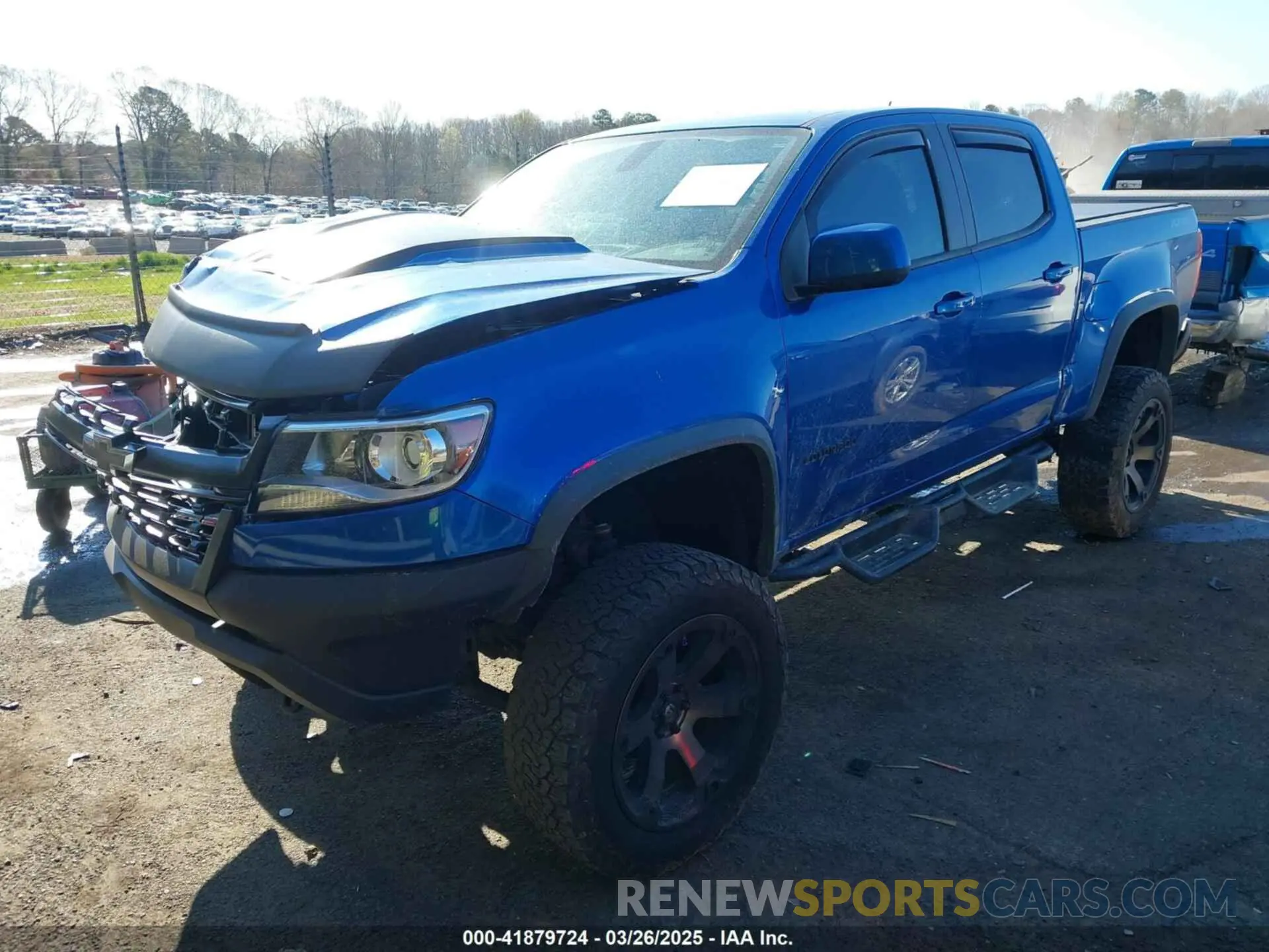 2 Photograph of a damaged car 1GCGTEEN5K1279370 CHEVROLET COLORADO 2019