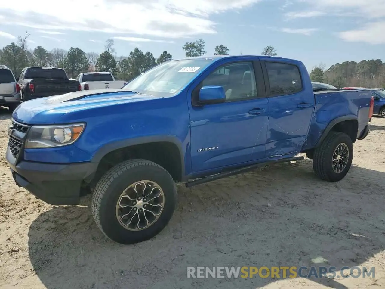 1 Photograph of a damaged car 1GCGTEEN7K1135593 CHEVROLET COLORADO 2019