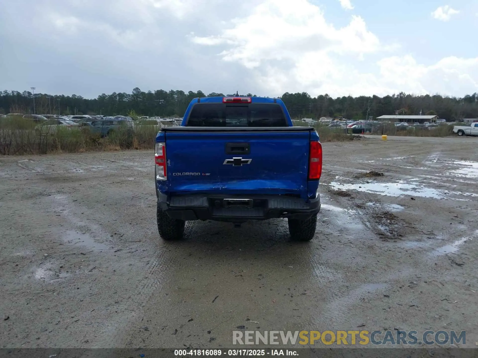 16 Photograph of a damaged car 1GCGTEEN7K1158985 CHEVROLET COLORADO 2019