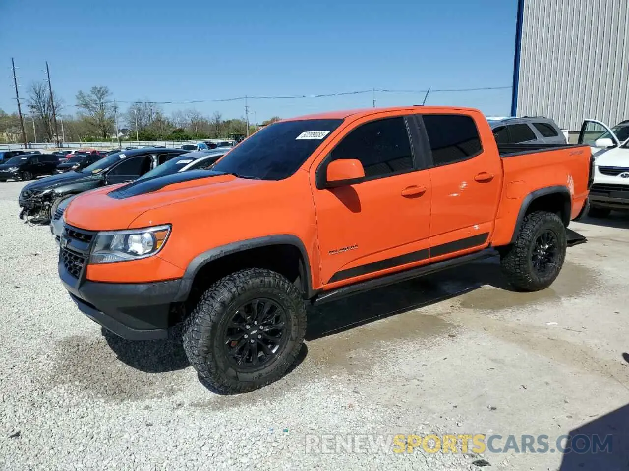 1 Photograph of a damaged car 1GCGTEEN7K1278933 CHEVROLET COLORADO 2019