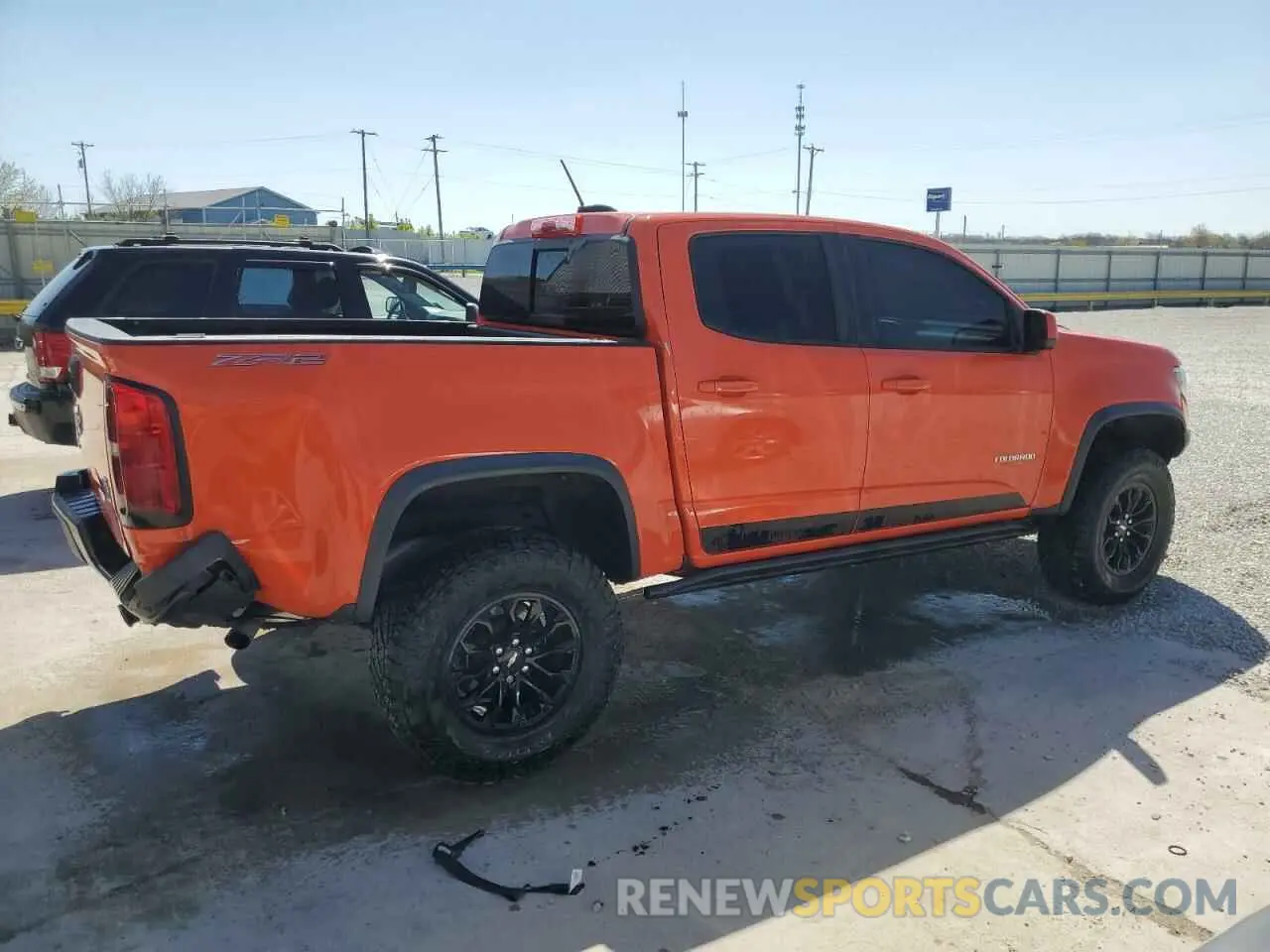 3 Photograph of a damaged car 1GCGTEEN7K1278933 CHEVROLET COLORADO 2019