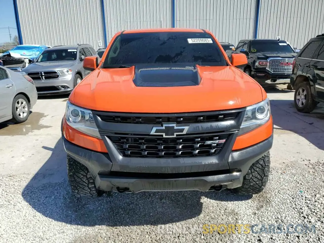 5 Photograph of a damaged car 1GCGTEEN7K1278933 CHEVROLET COLORADO 2019