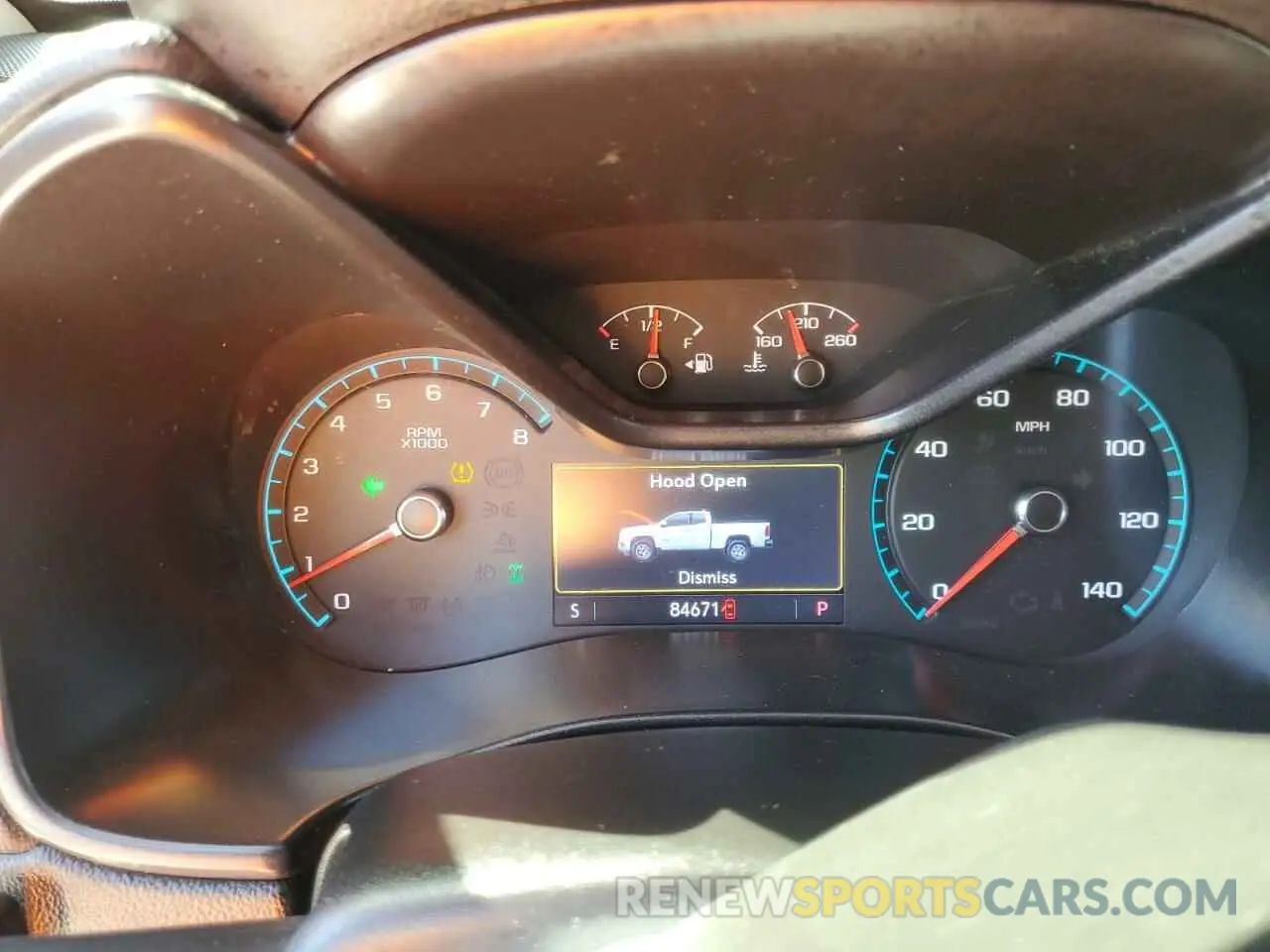 9 Photograph of a damaged car 1GCGTEEN7K1278933 CHEVROLET COLORADO 2019