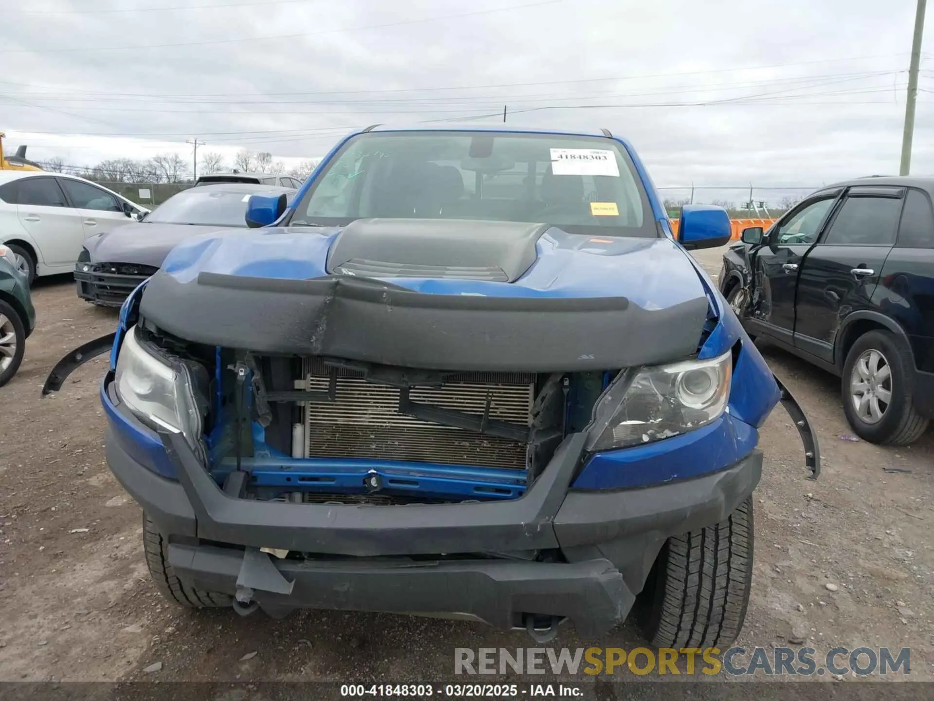 6 Photograph of a damaged car 1GCGTEEN7K1310876 CHEVROLET COLORADO 2019