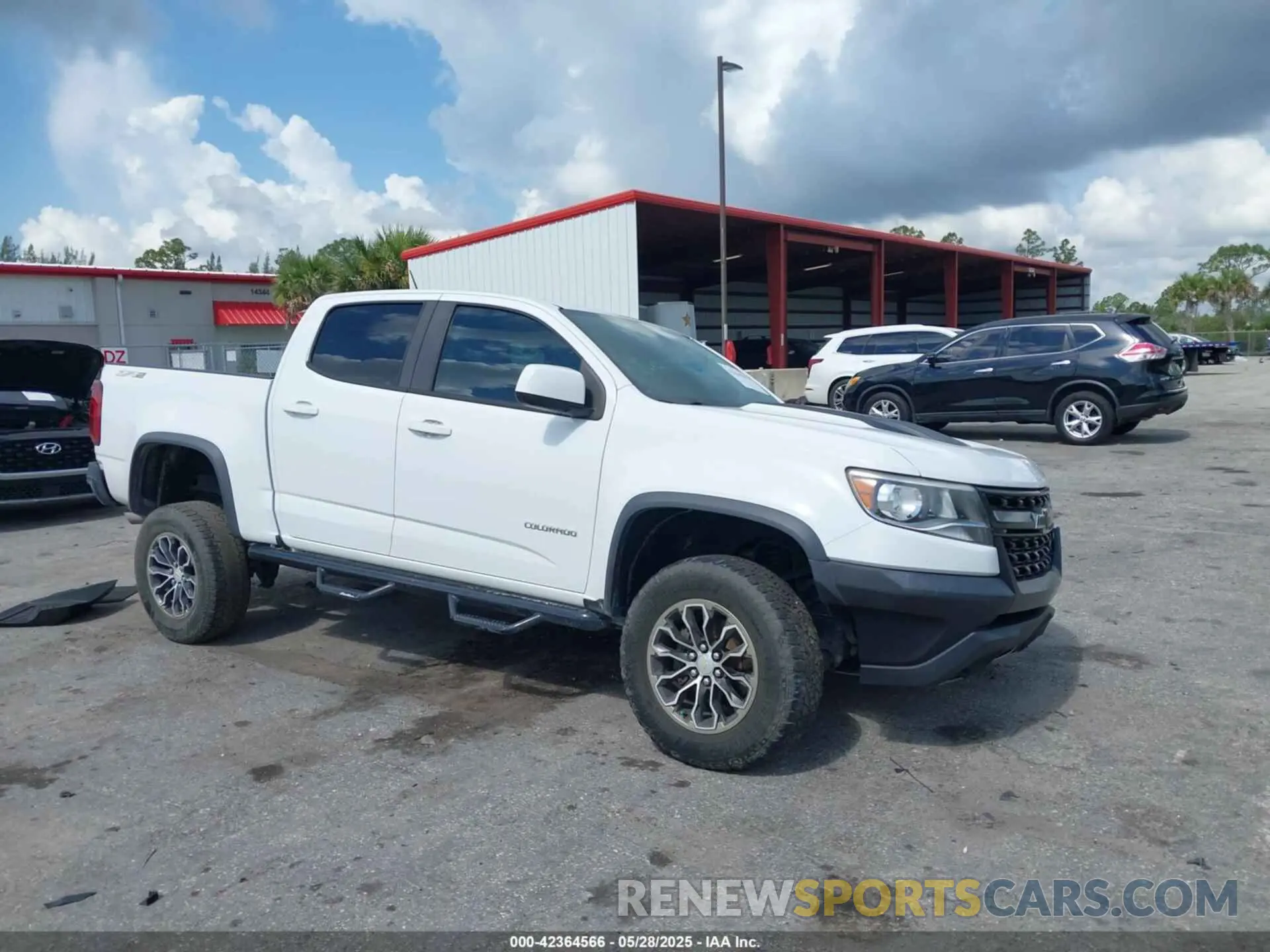1 Photograph of a damaged car 1GCGTEEN9K1190949 CHEVROLET COLORADO 2019