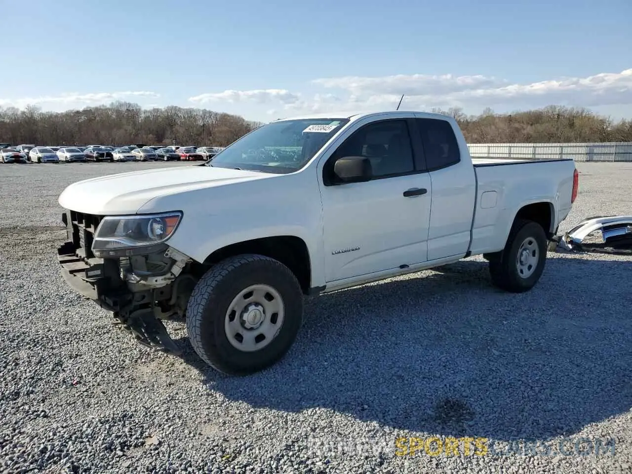 1 Photograph of a damaged car 1GCHSBEA0K1125569 CHEVROLET COLORADO 2019