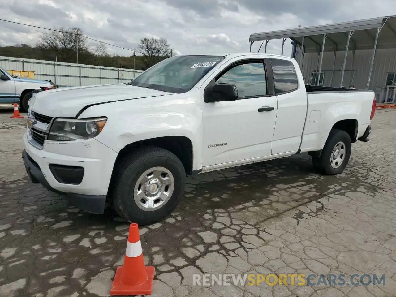 1 Photograph of a damaged car 1GCHSBEA0K1162878 CHEVROLET COLORADO 2019