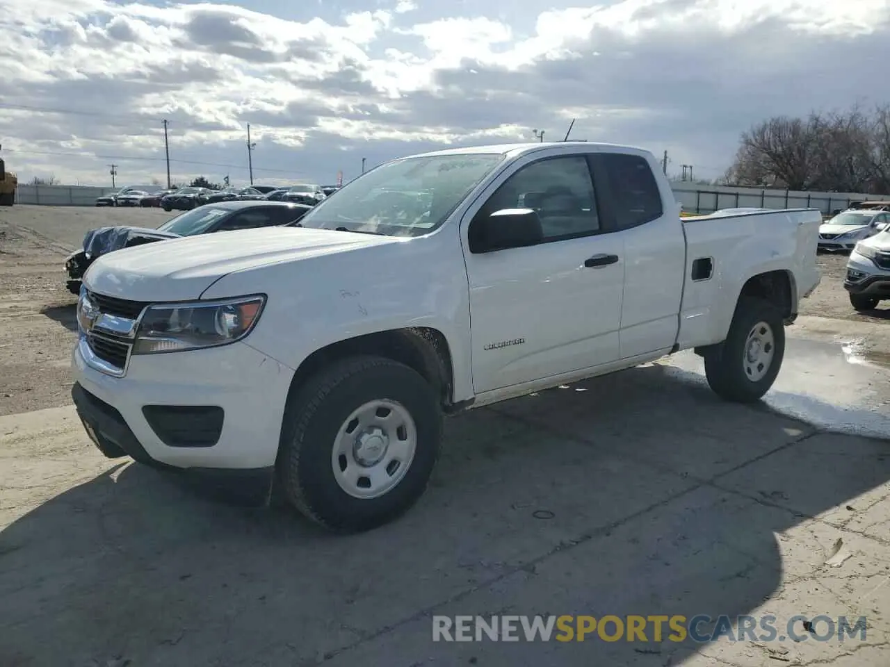 1 Photograph of a damaged car 1GCHSBEA1K1130165 CHEVROLET COLORADO 2019
