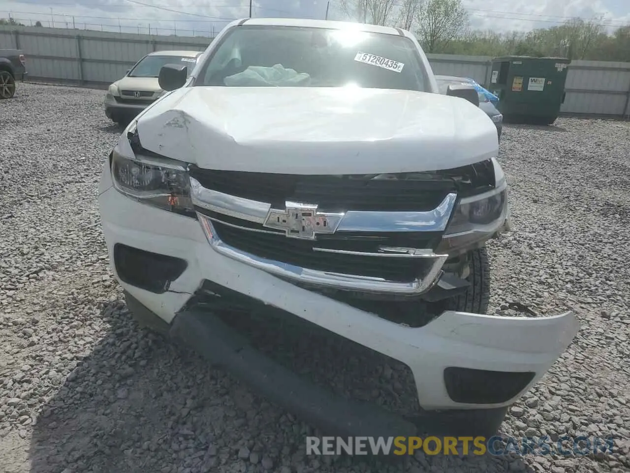 5 Photograph of a damaged car 1GCHSBEA3K1160378 CHEVROLET COLORADO 2019
