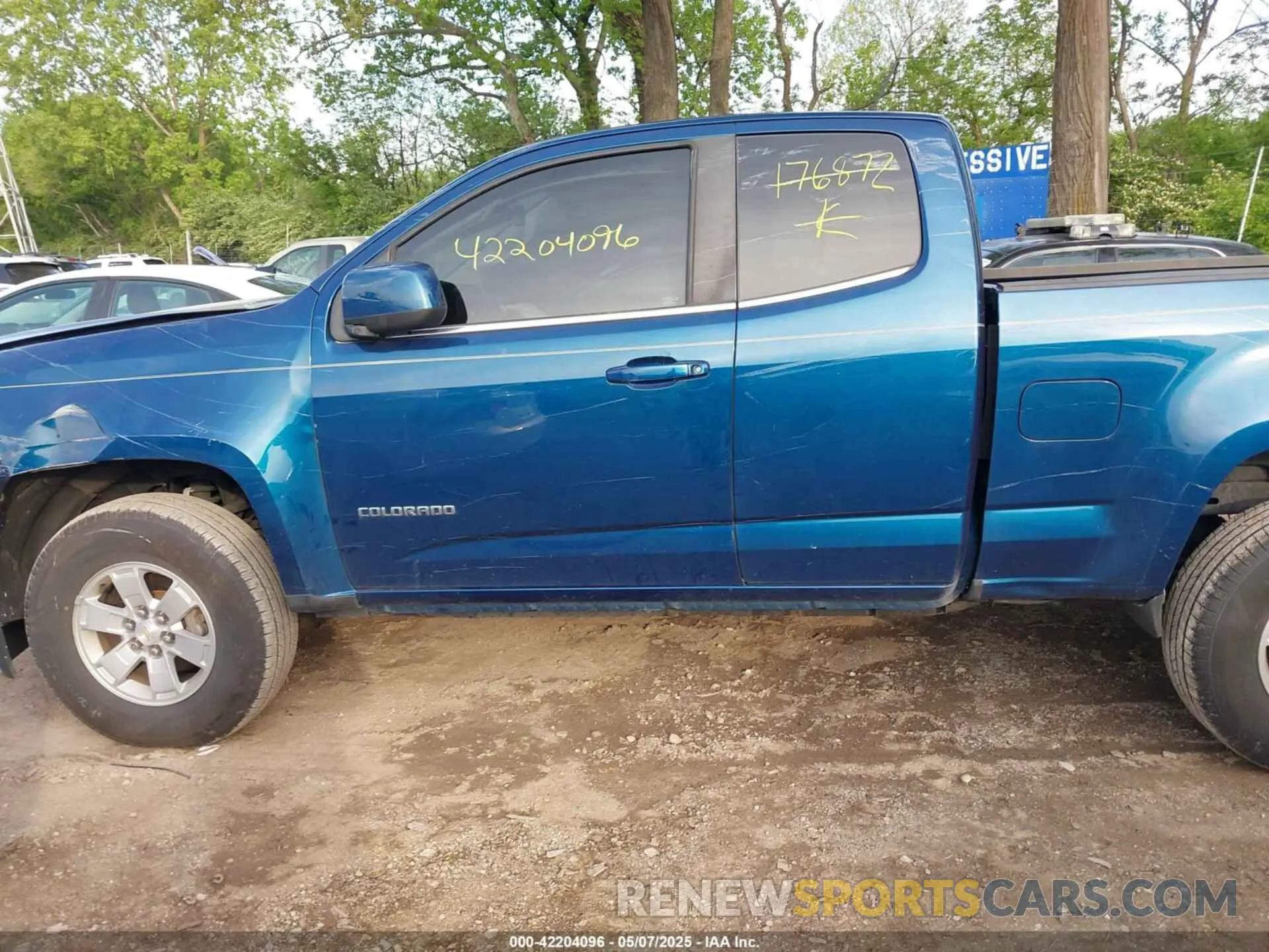 14 Photograph of a damaged car 1GCHSBEA3K1176872 CHEVROLET COLORADO 2019