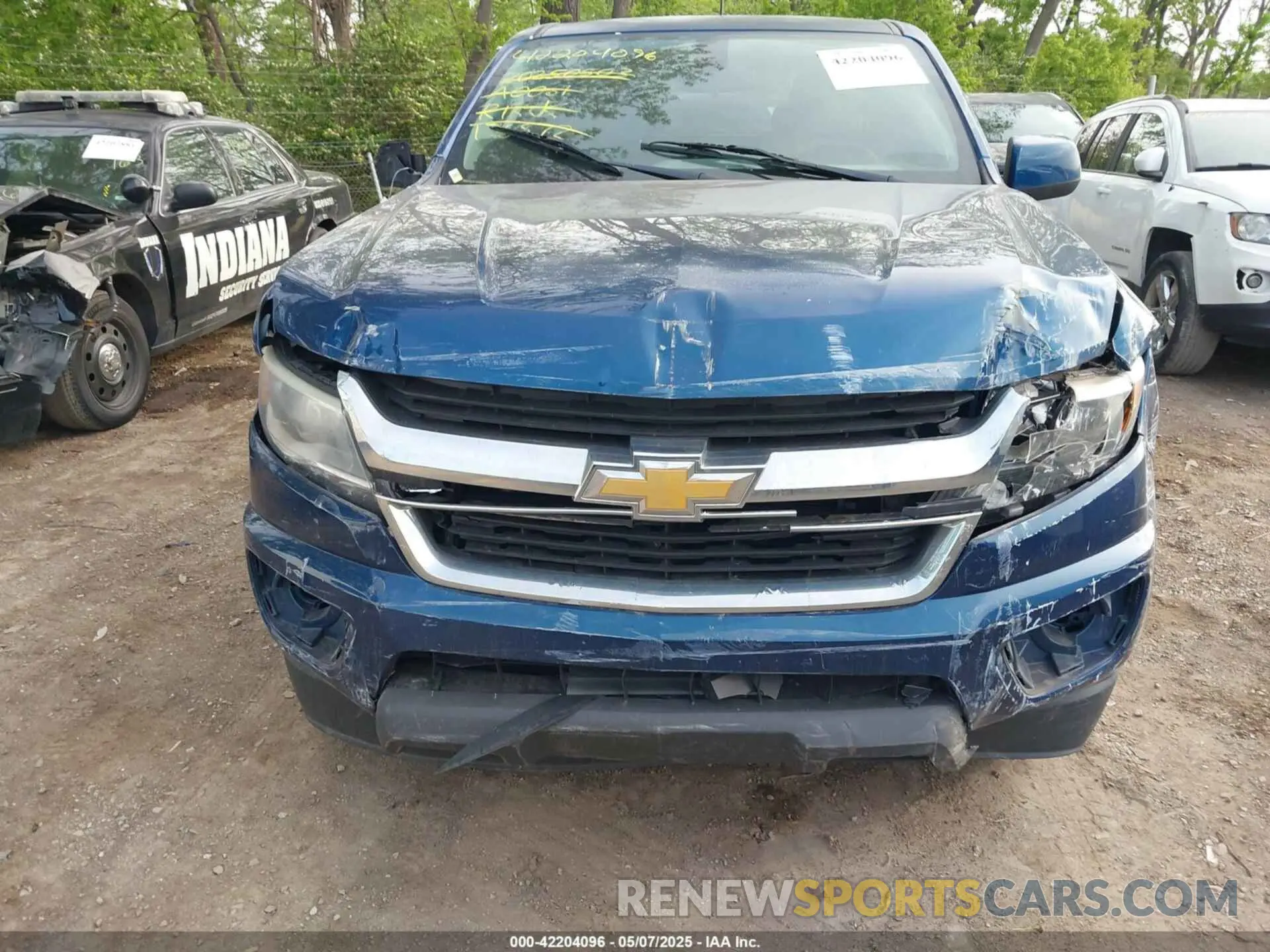6 Photograph of a damaged car 1GCHSBEA3K1176872 CHEVROLET COLORADO 2019