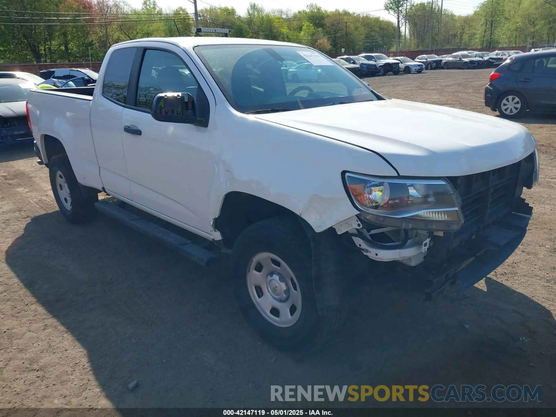 1 Photograph of a damaged car 1GCHSBEA3K1245981 CHEVROLET COLORADO 2019