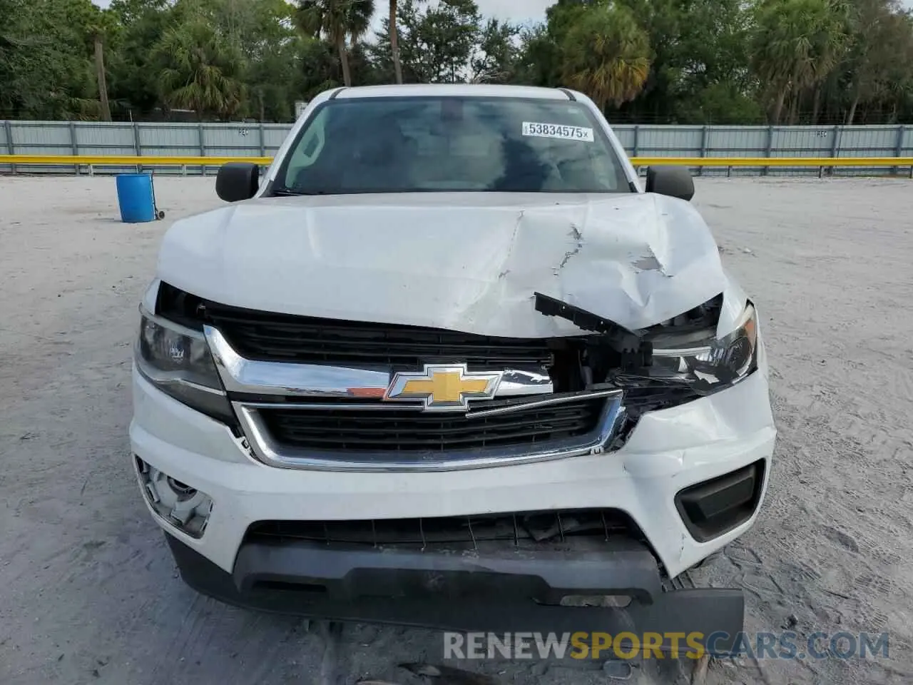 5 Photograph of a damaged car 1GCHSBEA4K1105163 CHEVROLET COLORADO 2019
