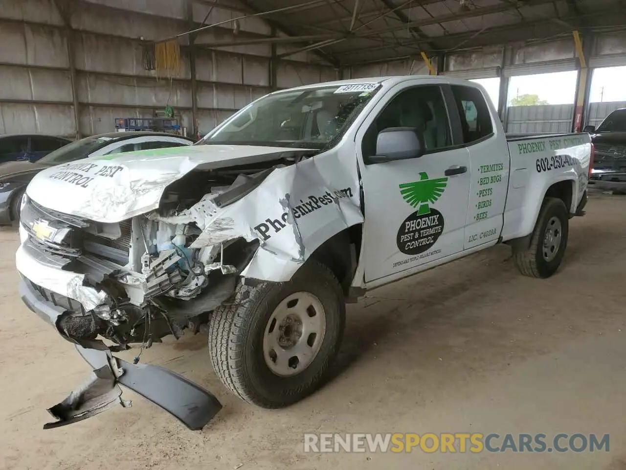 1 Photograph of a damaged car 1GCHSBEA6K1180530 CHEVROLET COLORADO 2019