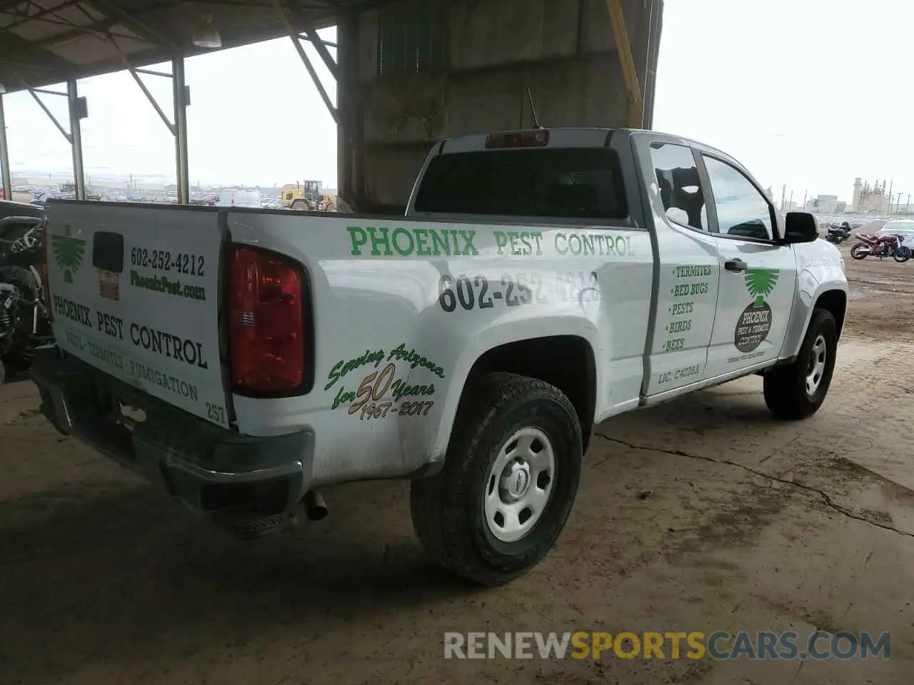 3 Photograph of a damaged car 1GCHSBEA6K1180530 CHEVROLET COLORADO 2019