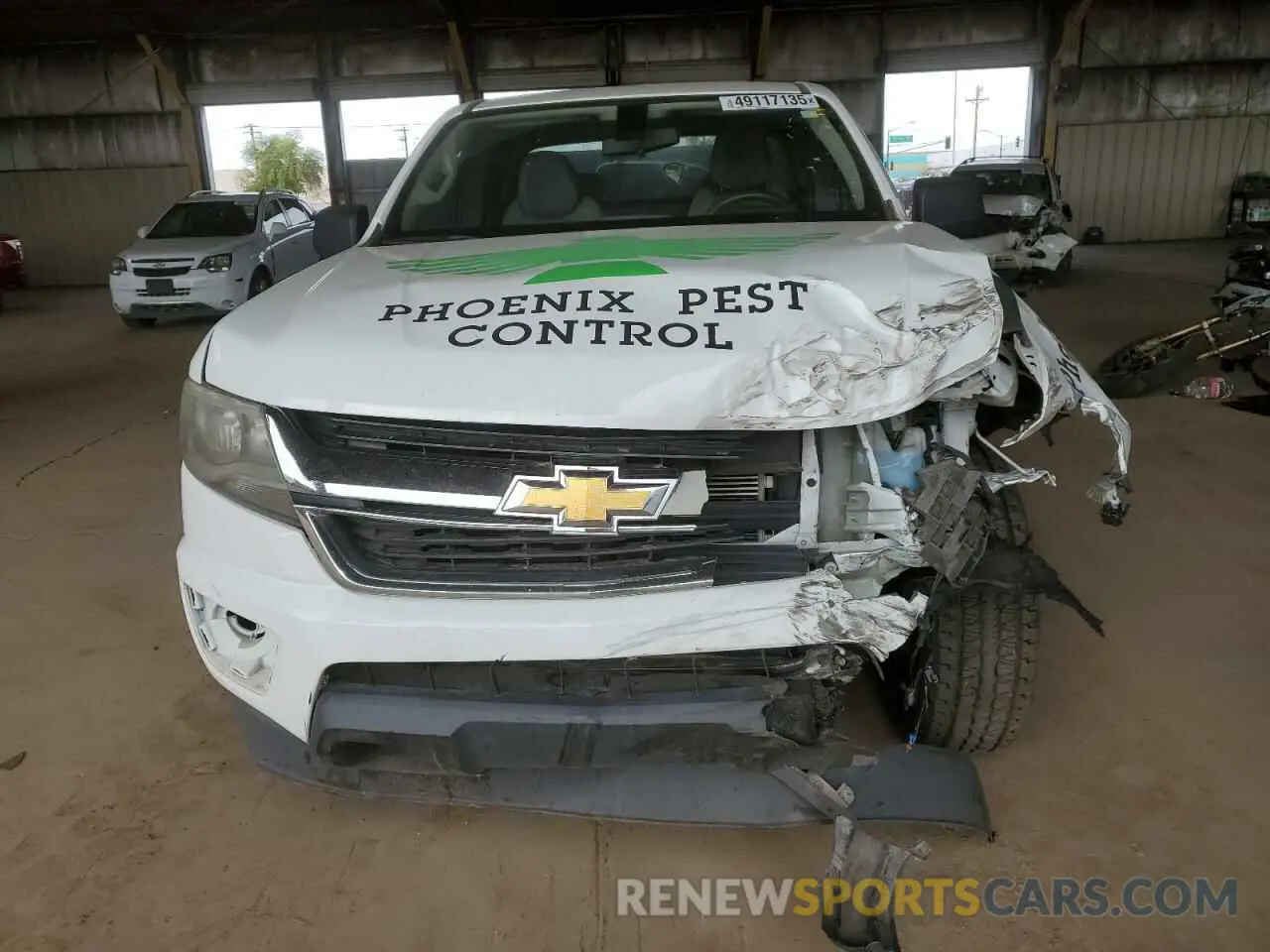 5 Photograph of a damaged car 1GCHSBEA6K1180530 CHEVROLET COLORADO 2019