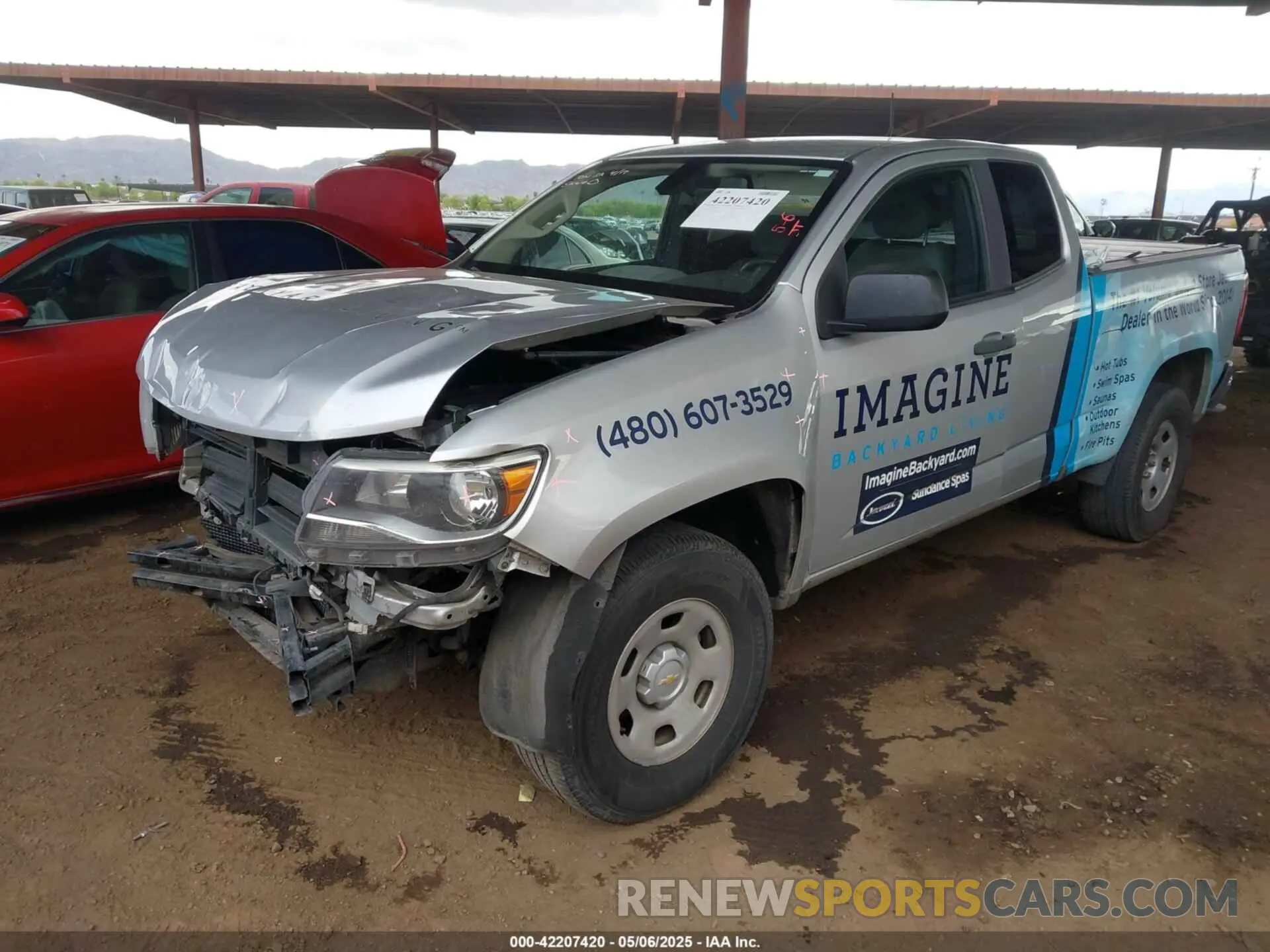 17 Photograph of a damaged car 1GCHSBEA6K1230925 CHEVROLET COLORADO 2019