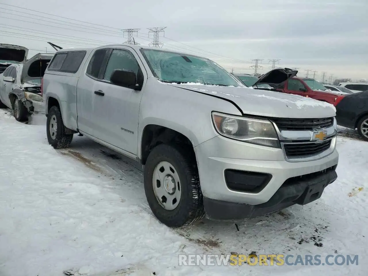 4 Photograph of a damaged car 1GCHSBEA7K1302120 CHEVROLET COLORADO 2019