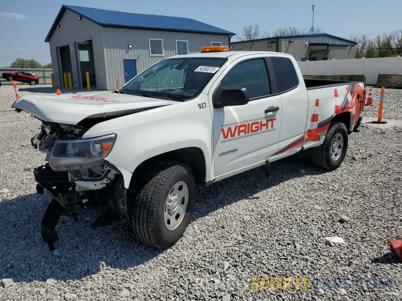1 Photograph of a damaged car 1GCHSBEA8K1173191 CHEVROLET COLORADO 2019
