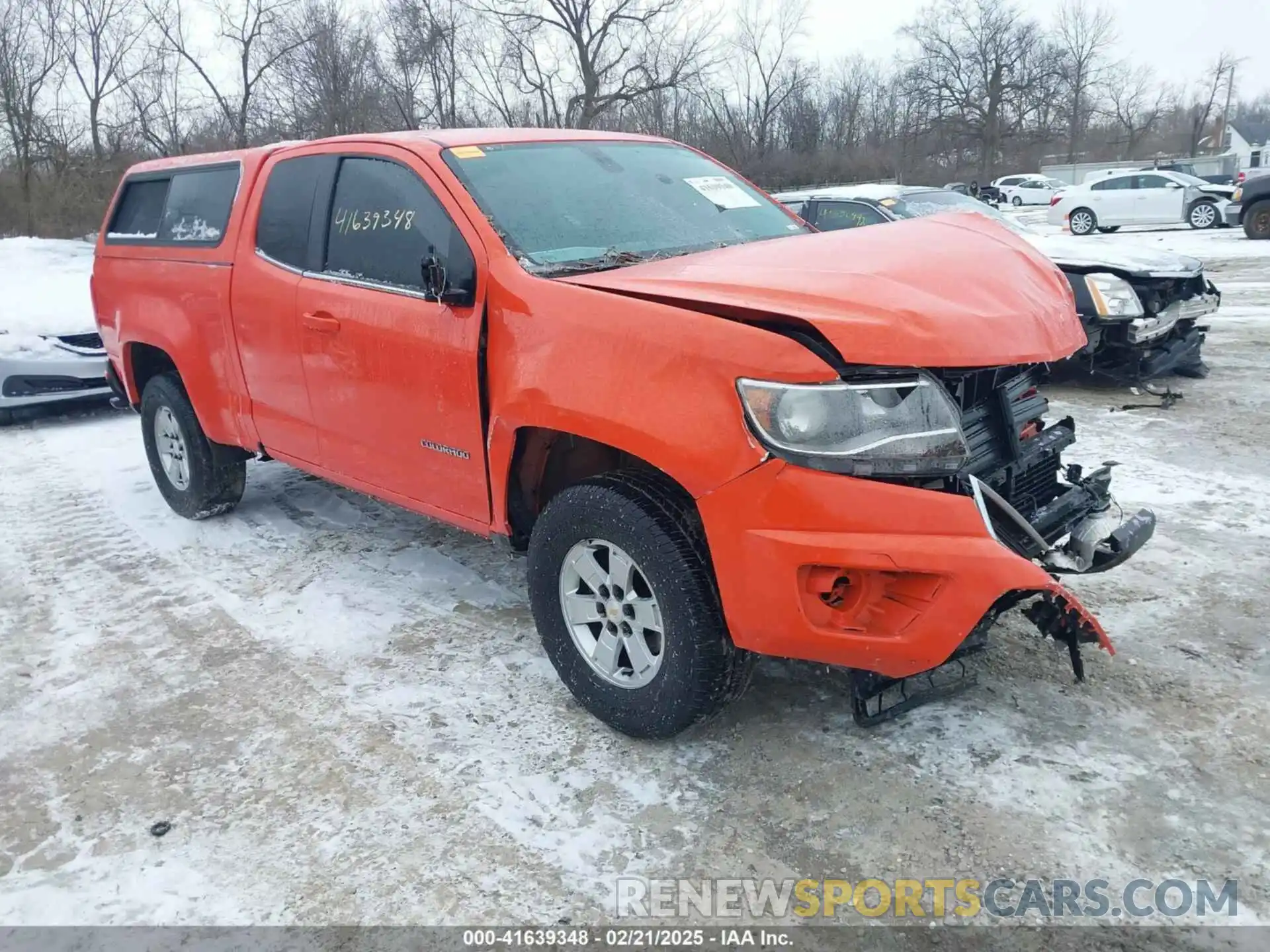 1 Photograph of a damaged car 1GCHSBEA8K1180755 CHEVROLET COLORADO 2019