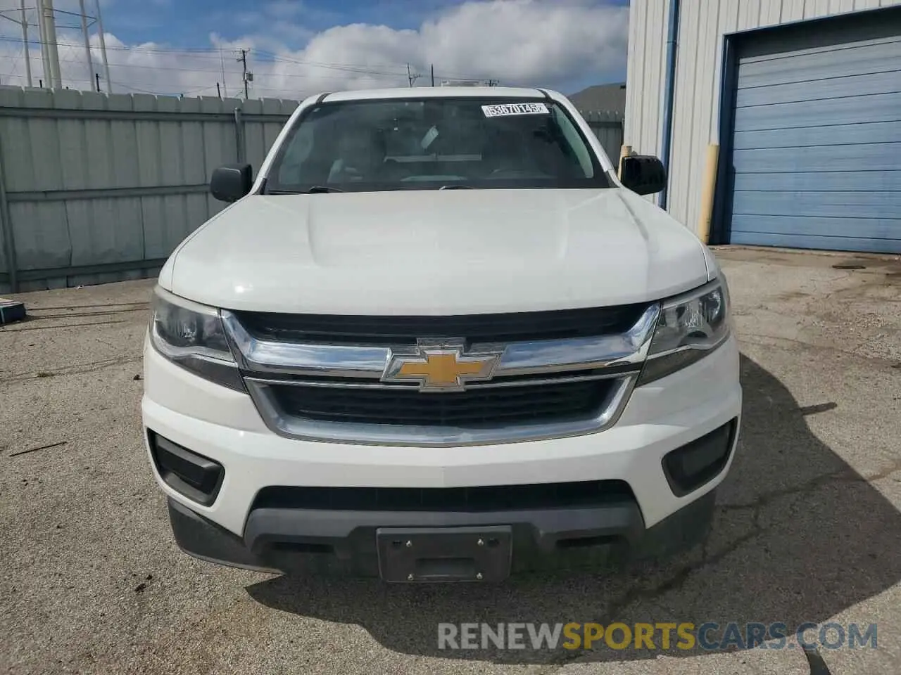 5 Photograph of a damaged car 1GCHSBEA8K1194333 CHEVROLET COLORADO 2019