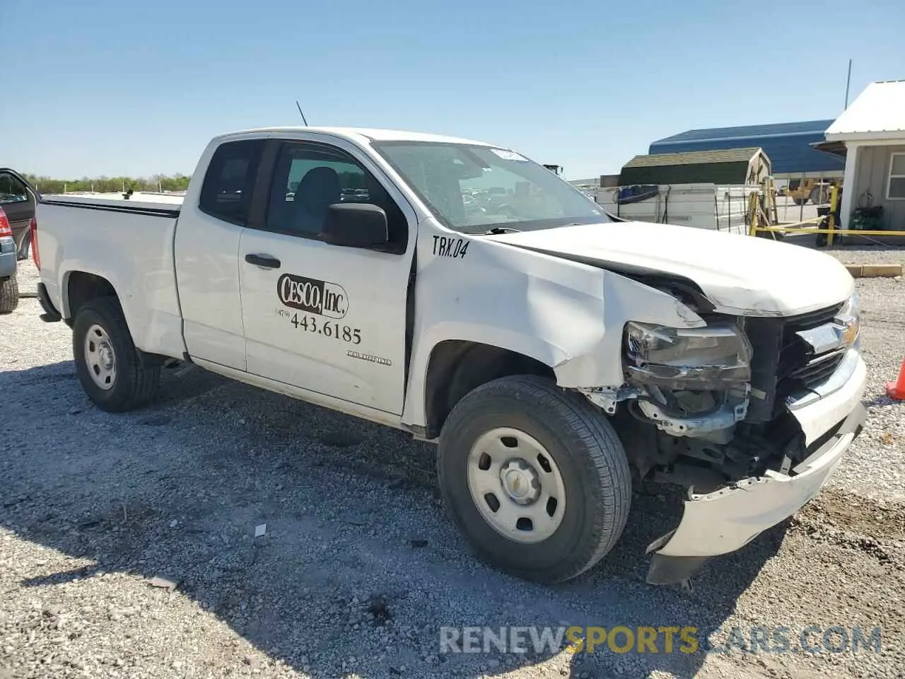 4 Photograph of a damaged car 1GCHSBEA9K1151989 CHEVROLET COLORADO 2019