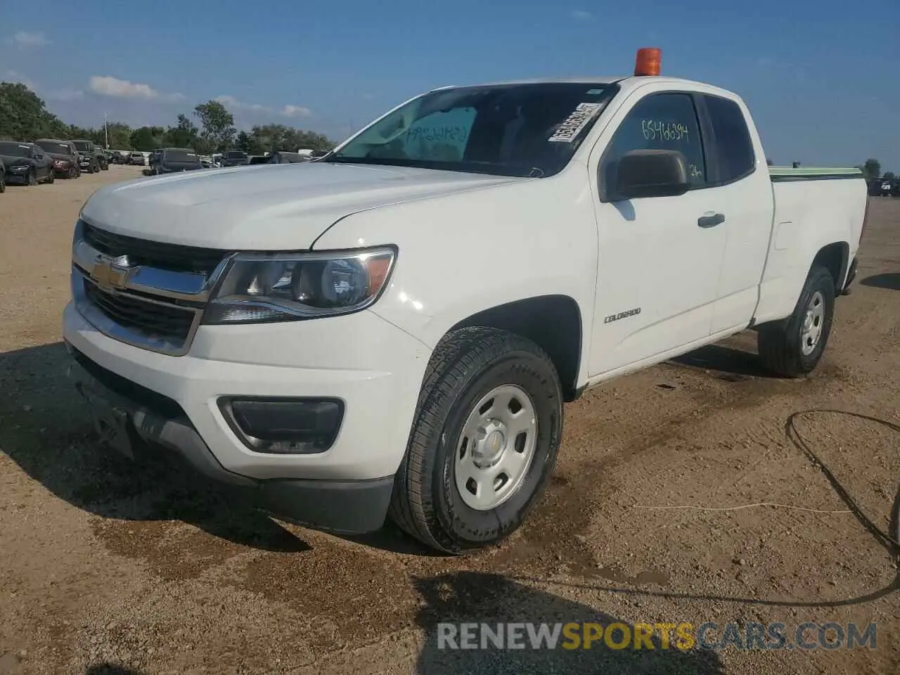1 Photograph of a damaged car 1GCHSBEA9K1280878 CHEVROLET COLORADO 2019