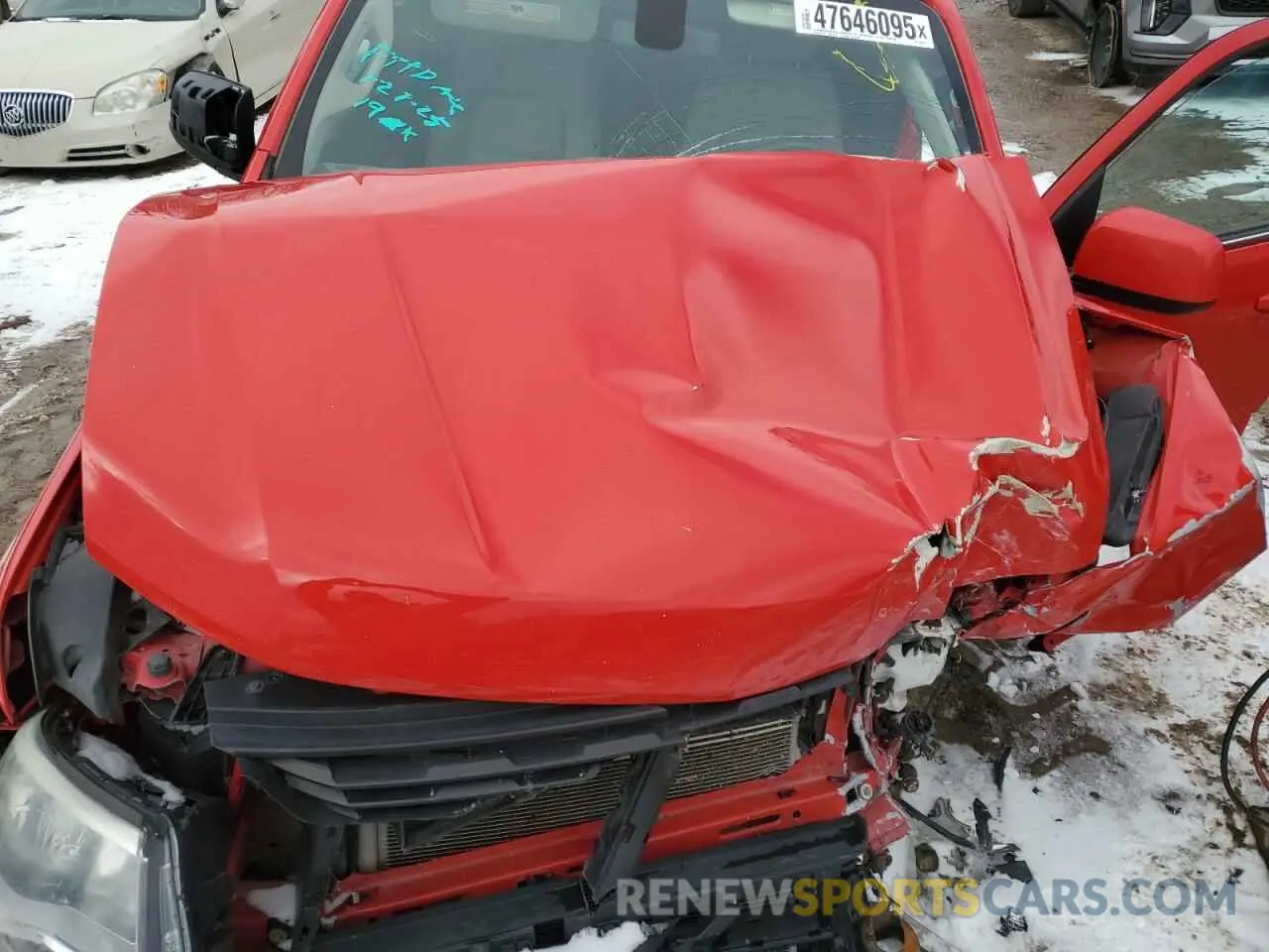 11 Photograph of a damaged car 1GCHSBEN0K1283476 CHEVROLET COLORADO 2019
