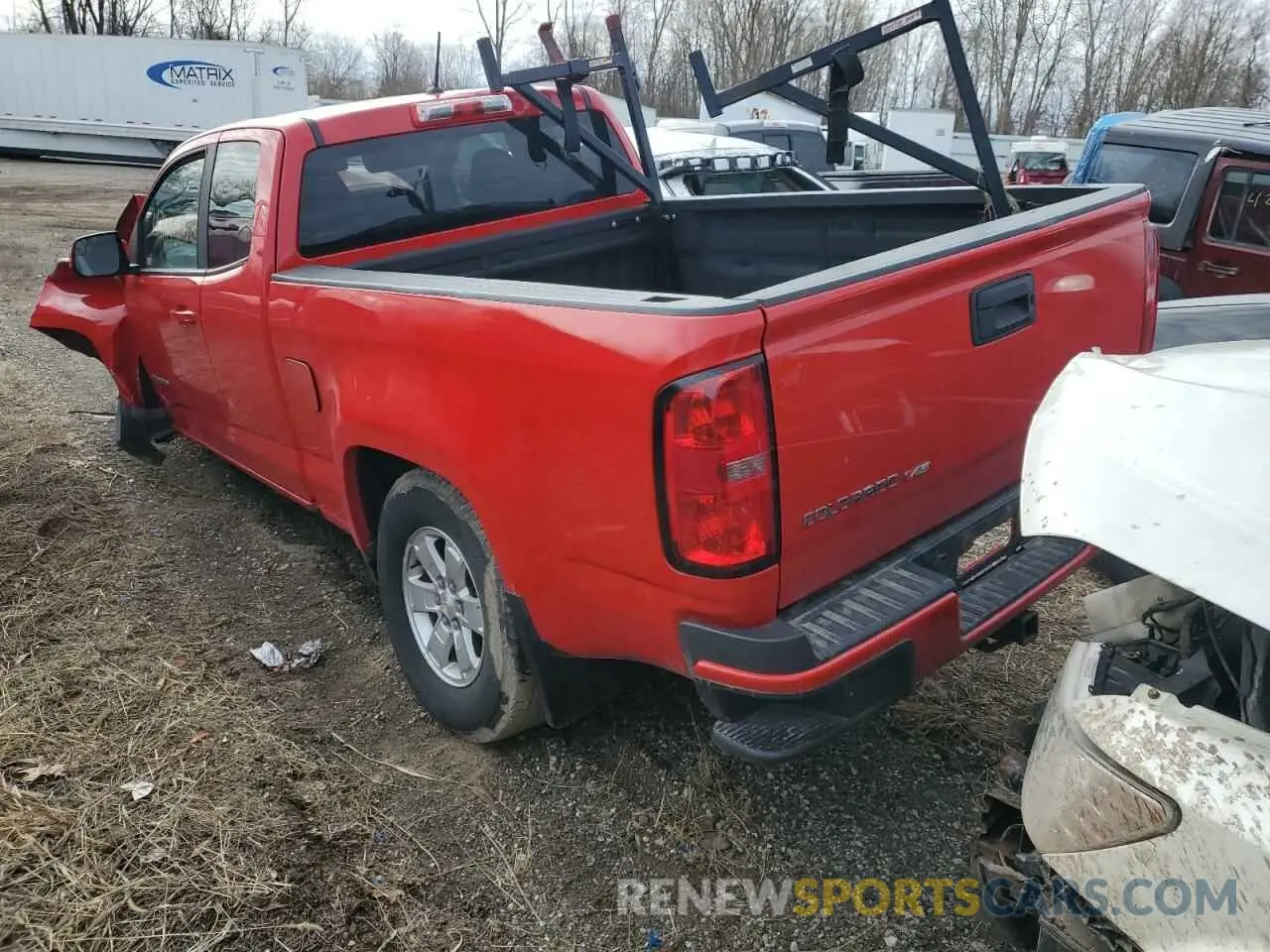 2 Photograph of a damaged car 1GCHSBEN0K1283476 CHEVROLET COLORADO 2019