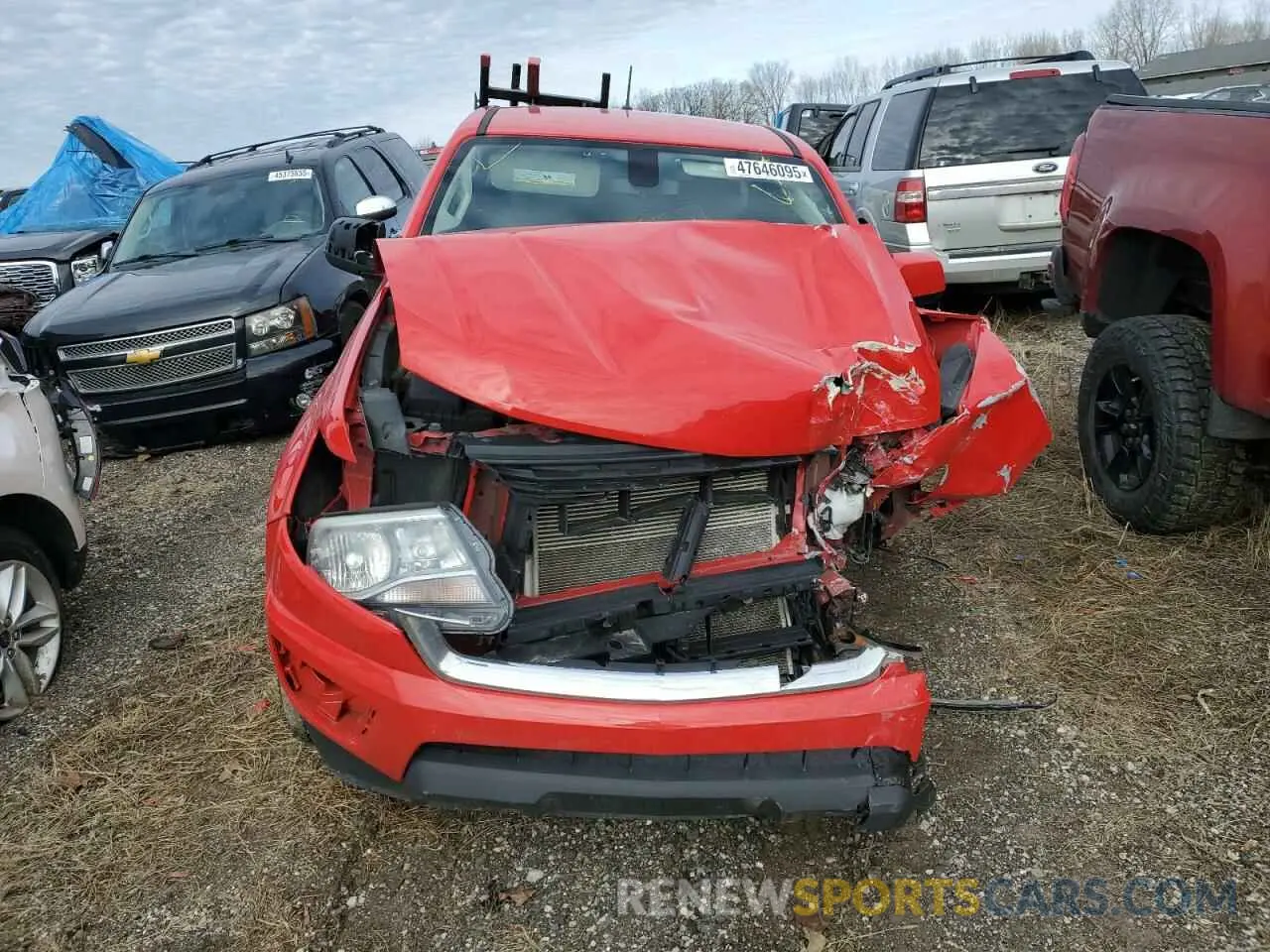 5 Photograph of a damaged car 1GCHSBEN0K1283476 CHEVROLET COLORADO 2019