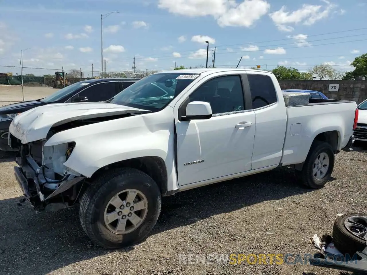 1 Photograph of a damaged car 1GCHSBEN9K1298994 CHEVROLET COLORADO 2019