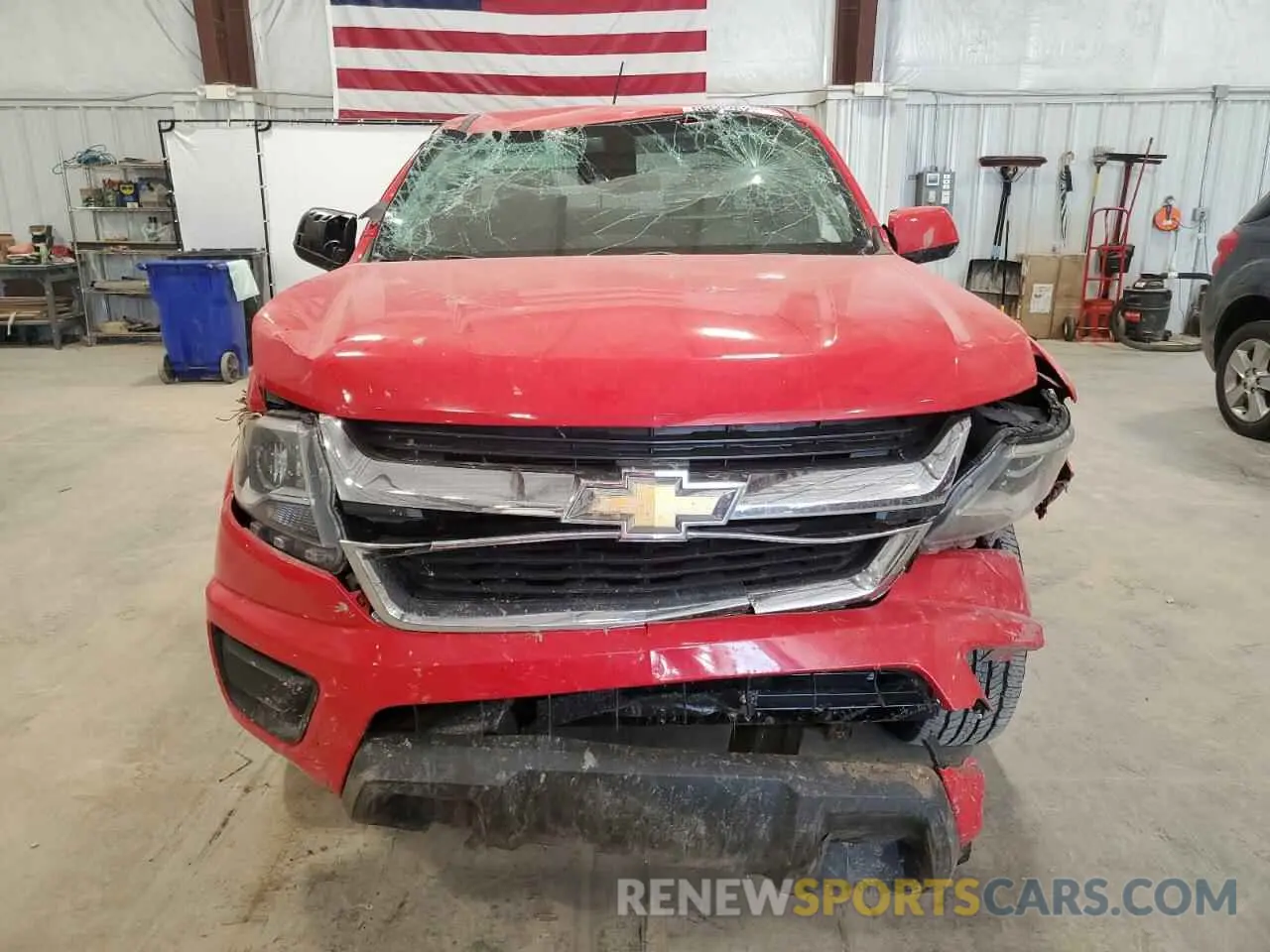 5 Photograph of a damaged car 1GCHSCEAXK1174445 CHEVROLET COLORADO 2019