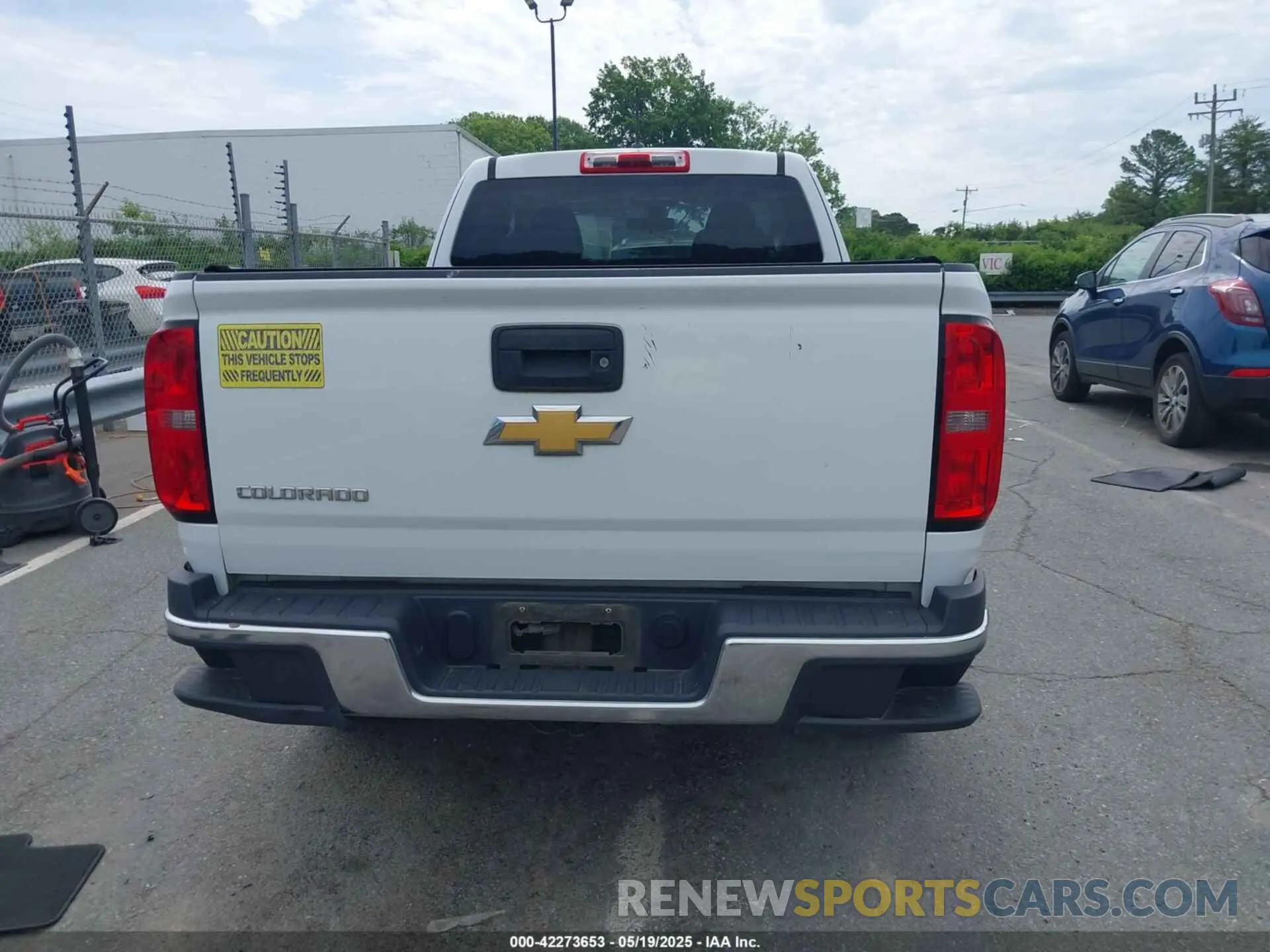 16 Photograph of a damaged car 1GCHTBEA5K1221307 CHEVROLET COLORADO 2019