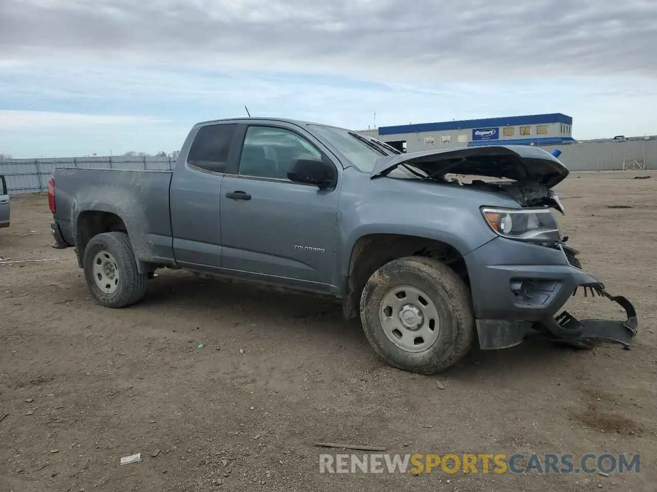 4 Photograph of a damaged car 1GCHTBEN1K1346646 CHEVROLET COLORADO 2019