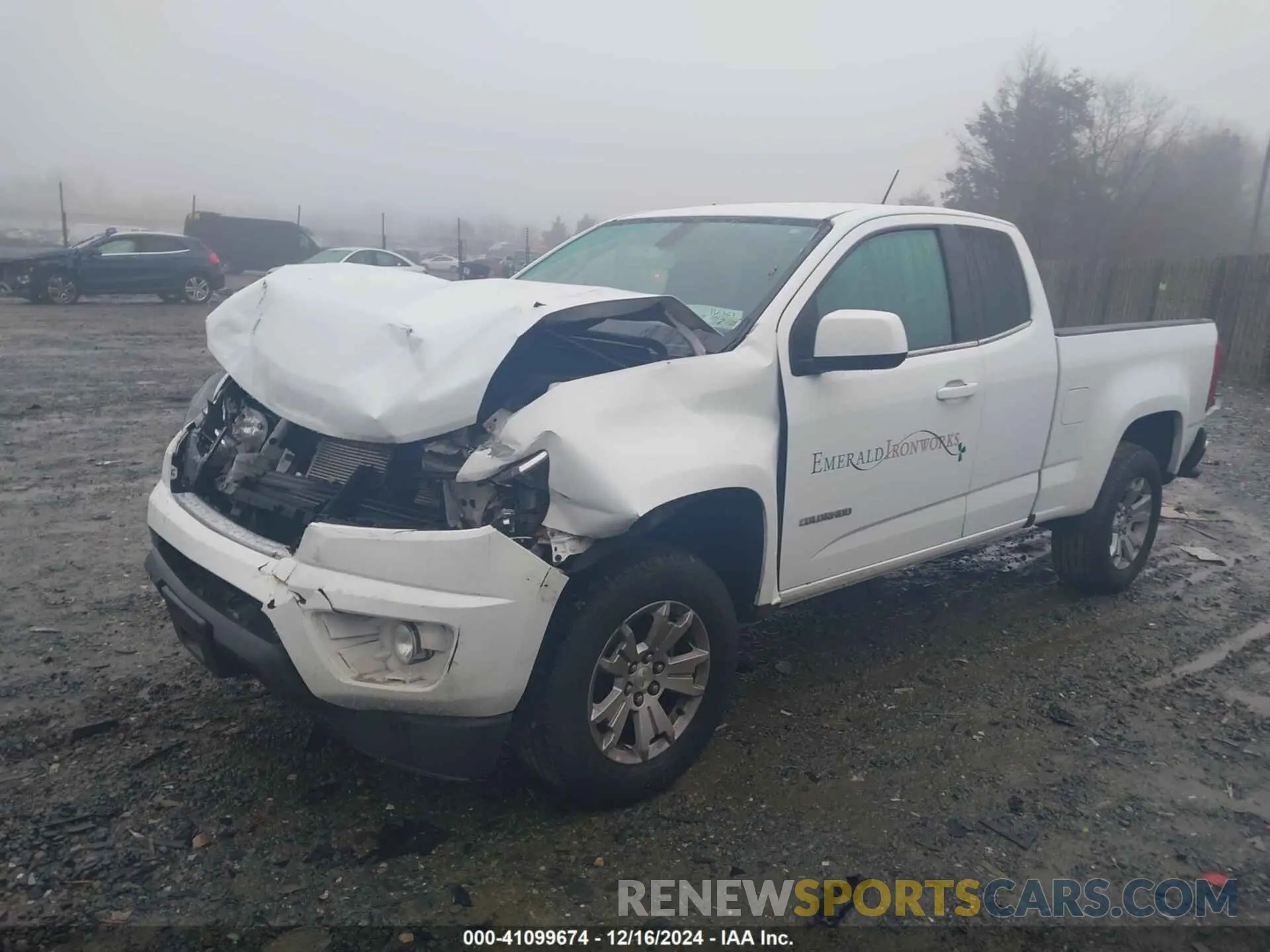 2 Photograph of a damaged car 1GCHTCEN6K1140471 CHEVROLET COLORADO 2019