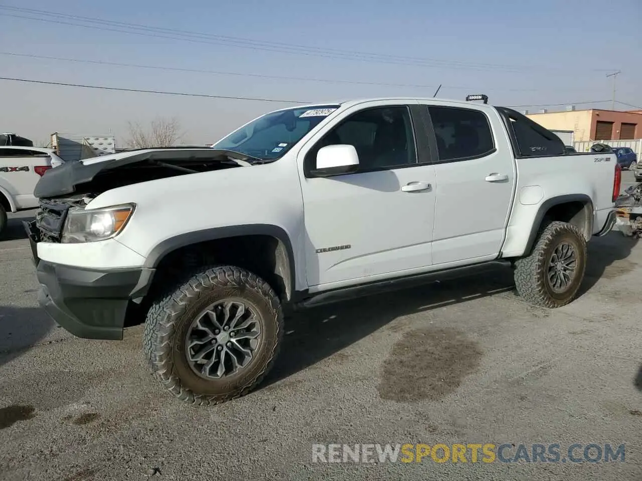 1 Photograph of a damaged car 1GCPTEE13K1129366 CHEVROLET COLORADO 2019