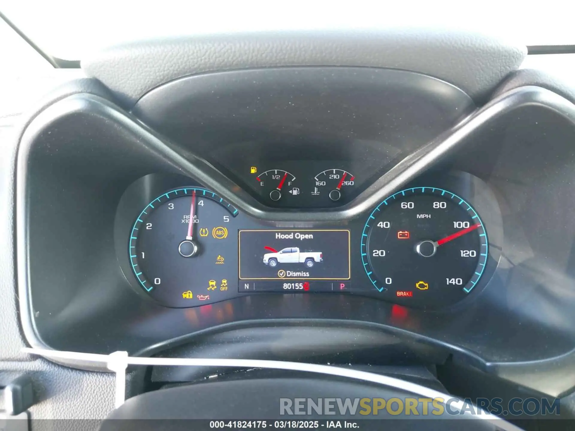 7 Photograph of a damaged car 1GCPTEE15K1191030 CHEVROLET COLORADO 2019